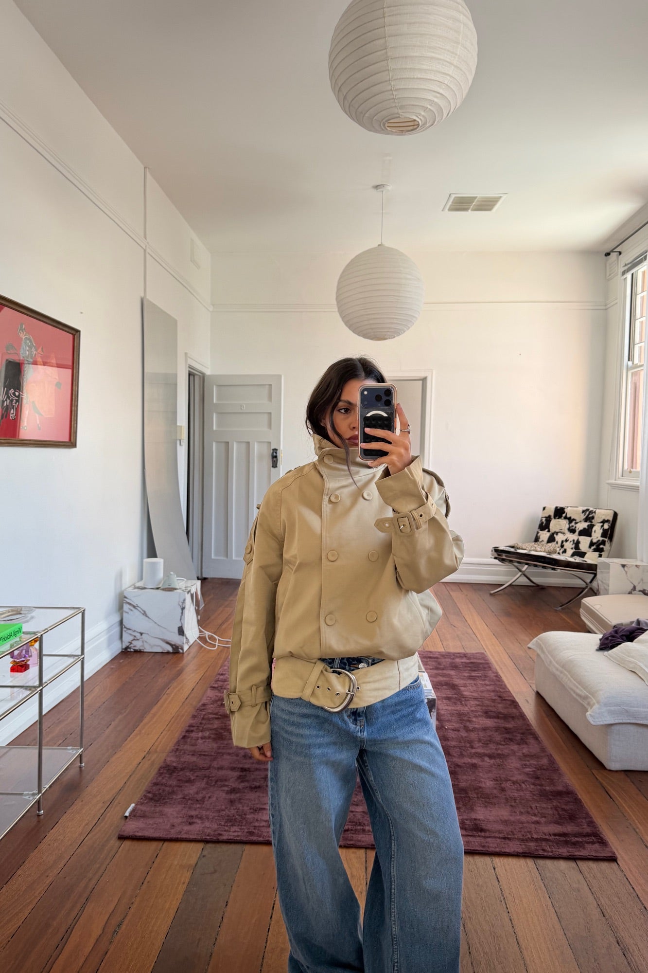 Goldie Trench Beige