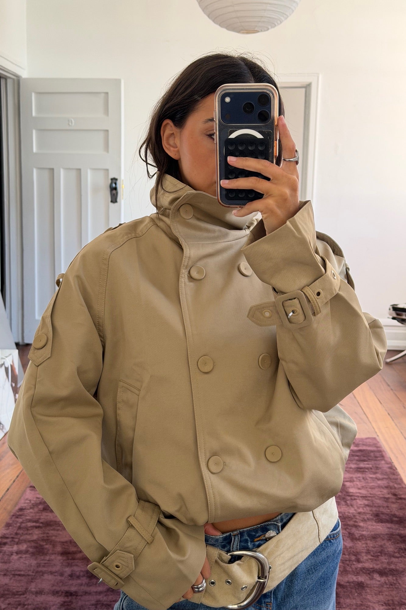 Goldie Trench Beige
