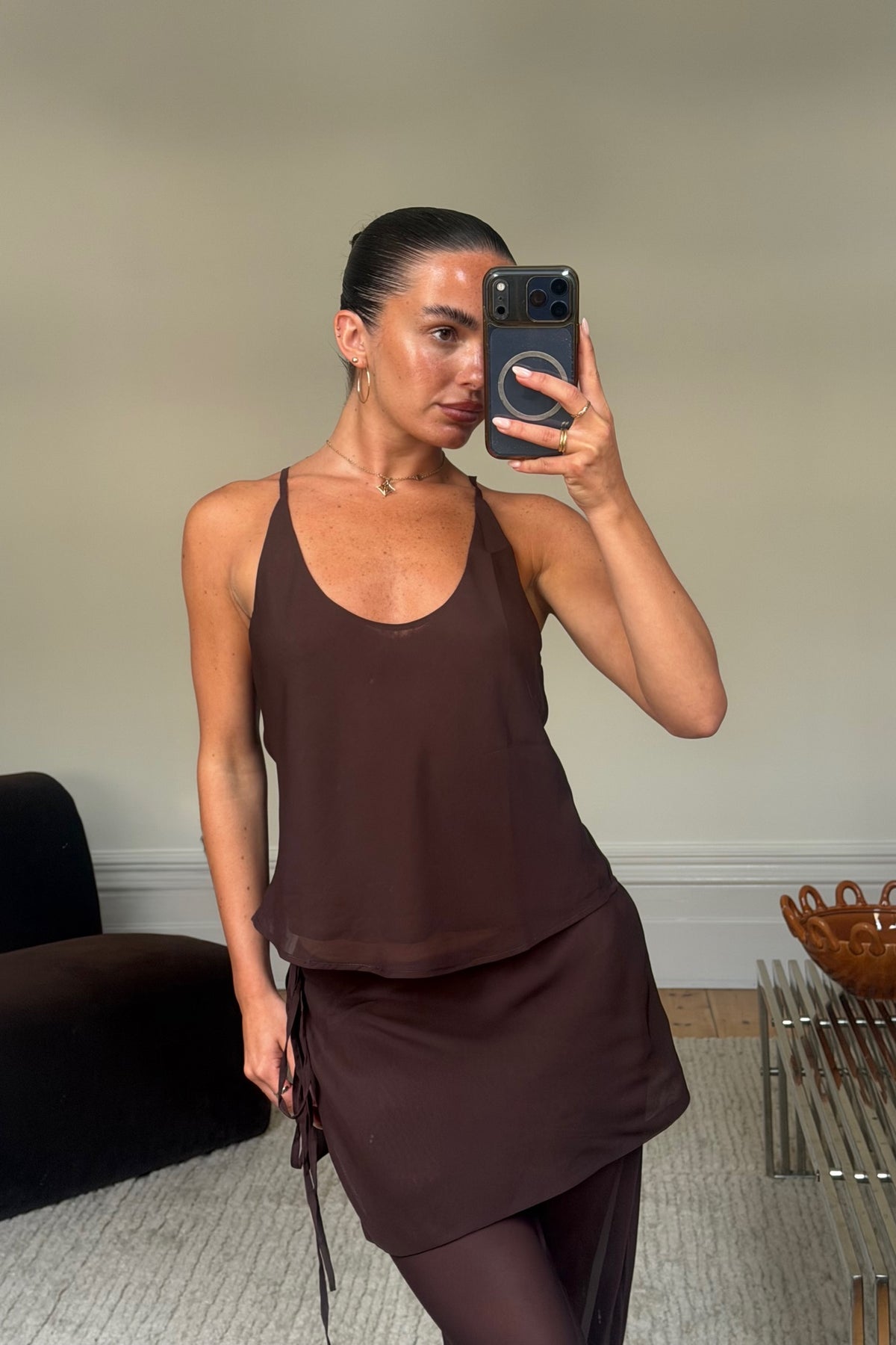 Anastasia Tank Choc
