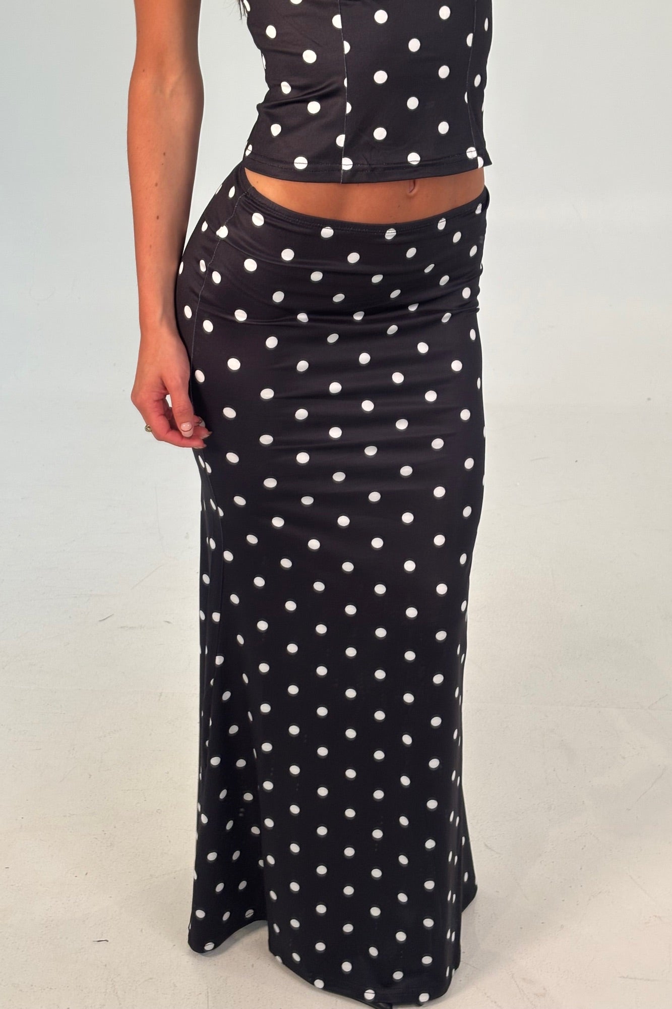 Viktoria Polk Dot Set Black