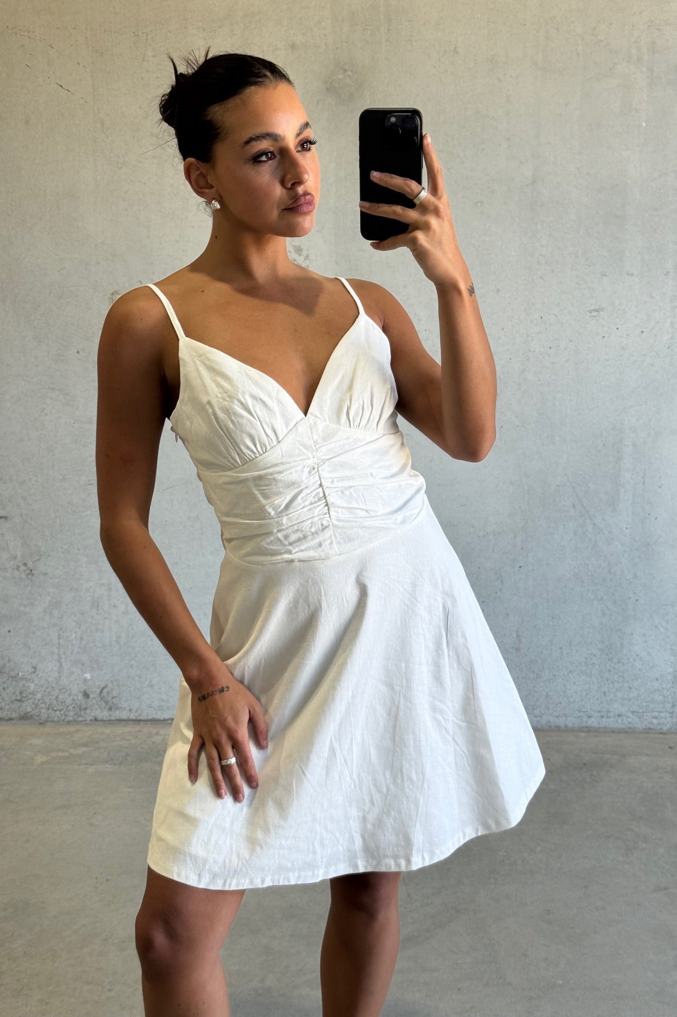 Tanisha Mini Dress White