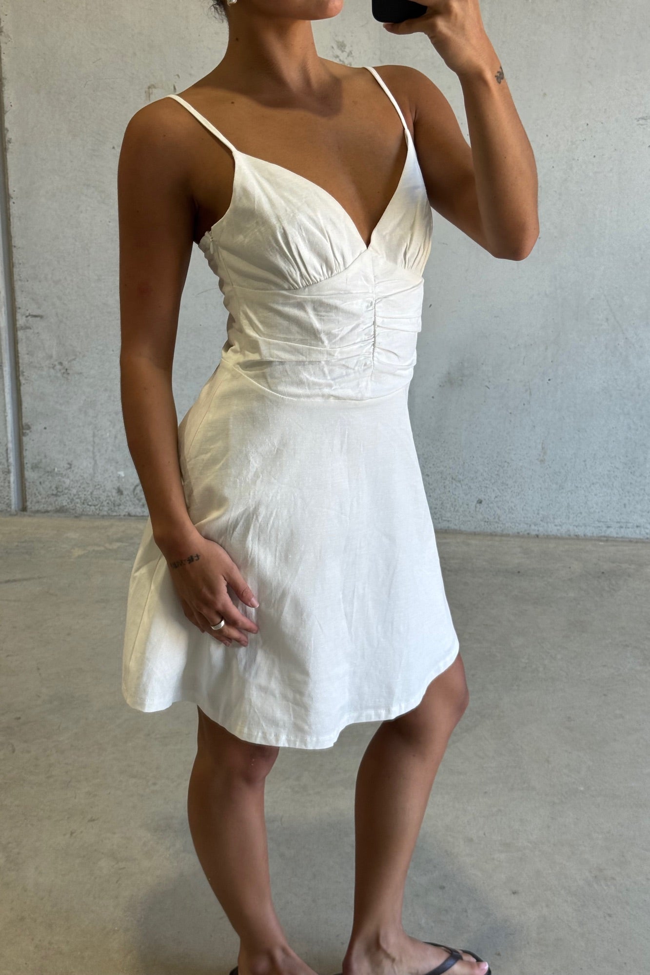 Tanisha Mini Dress White