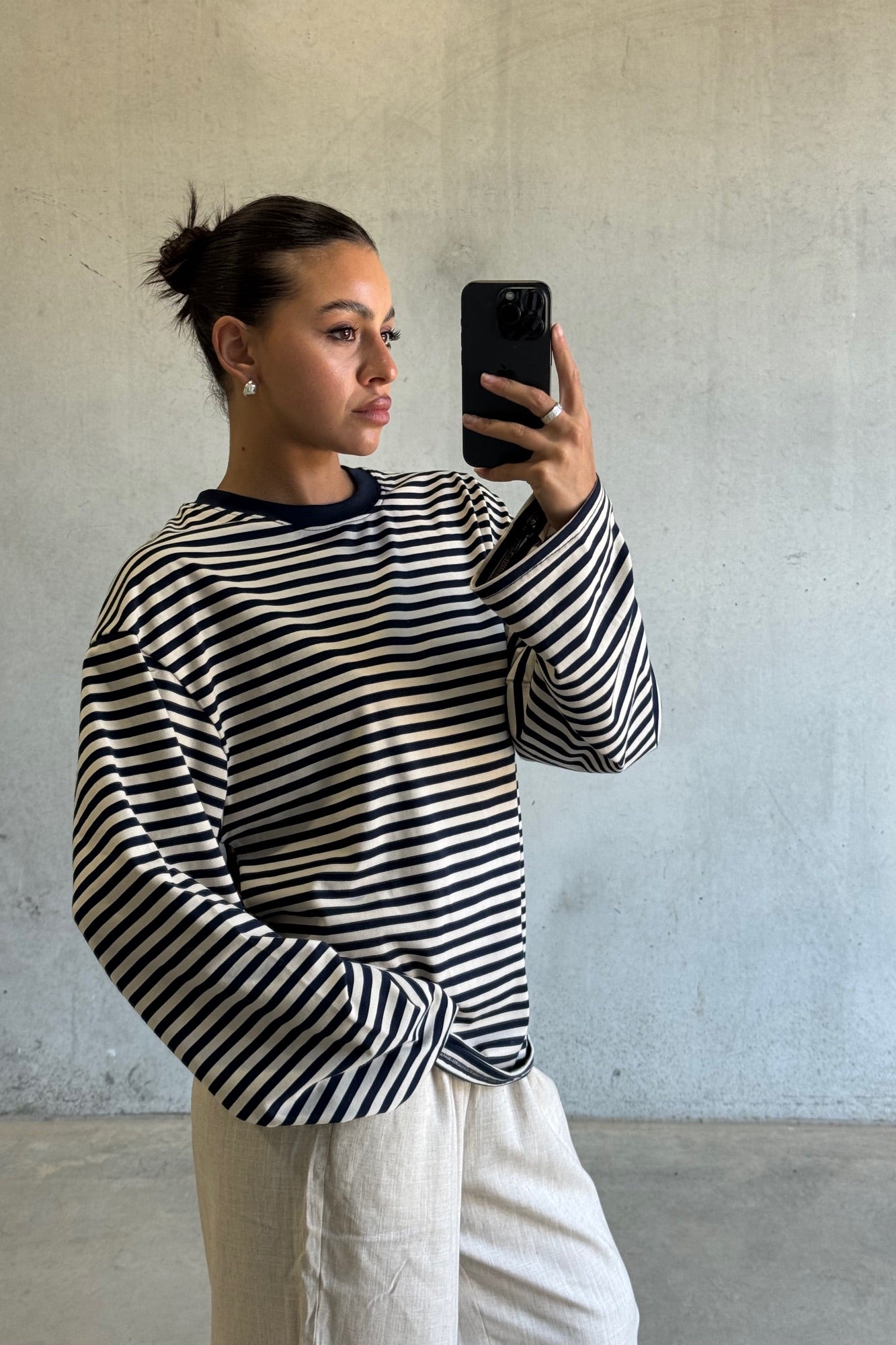 Sadie Long Sleeve Navy