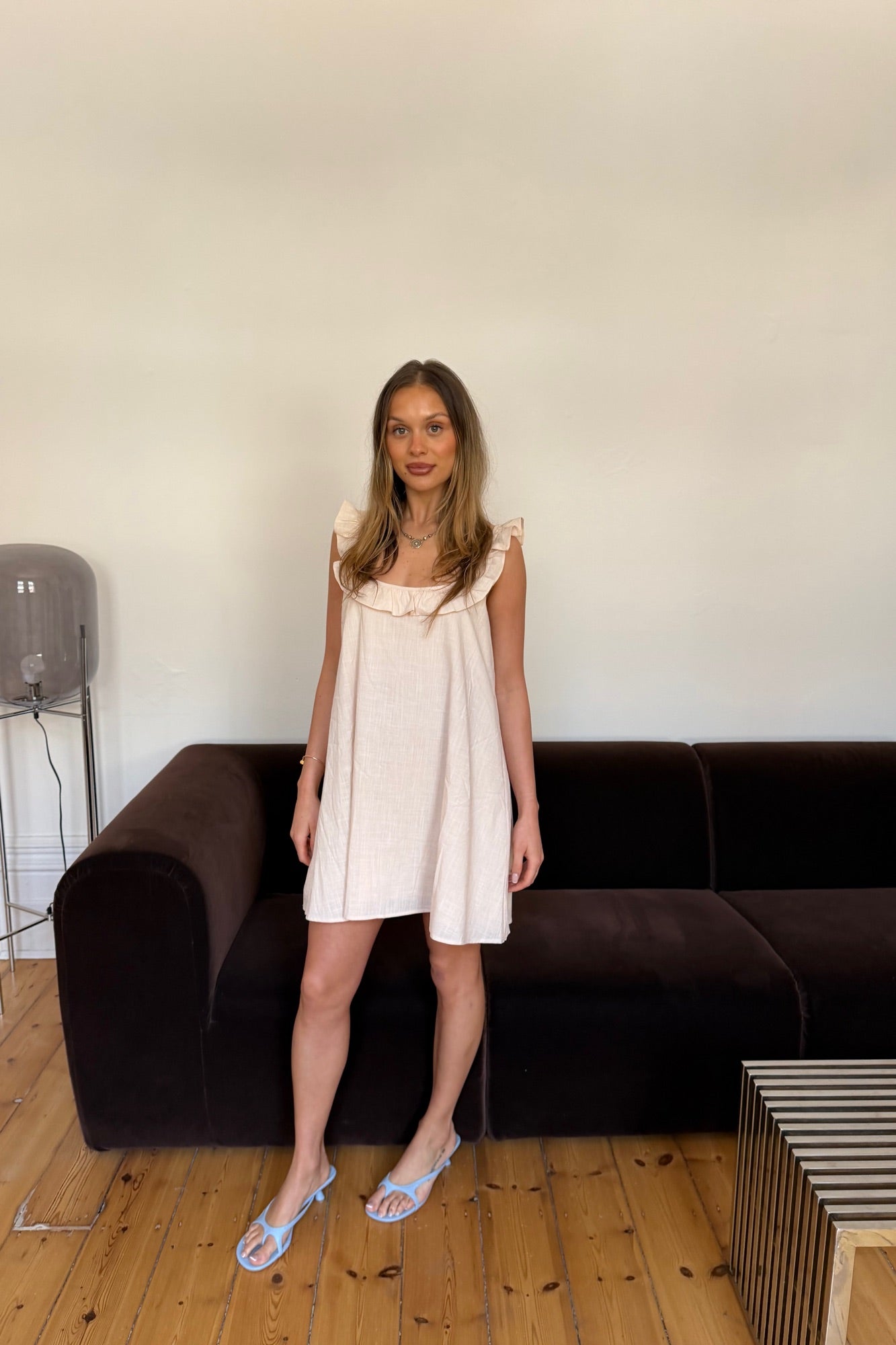 Perla Mini Dress Oat