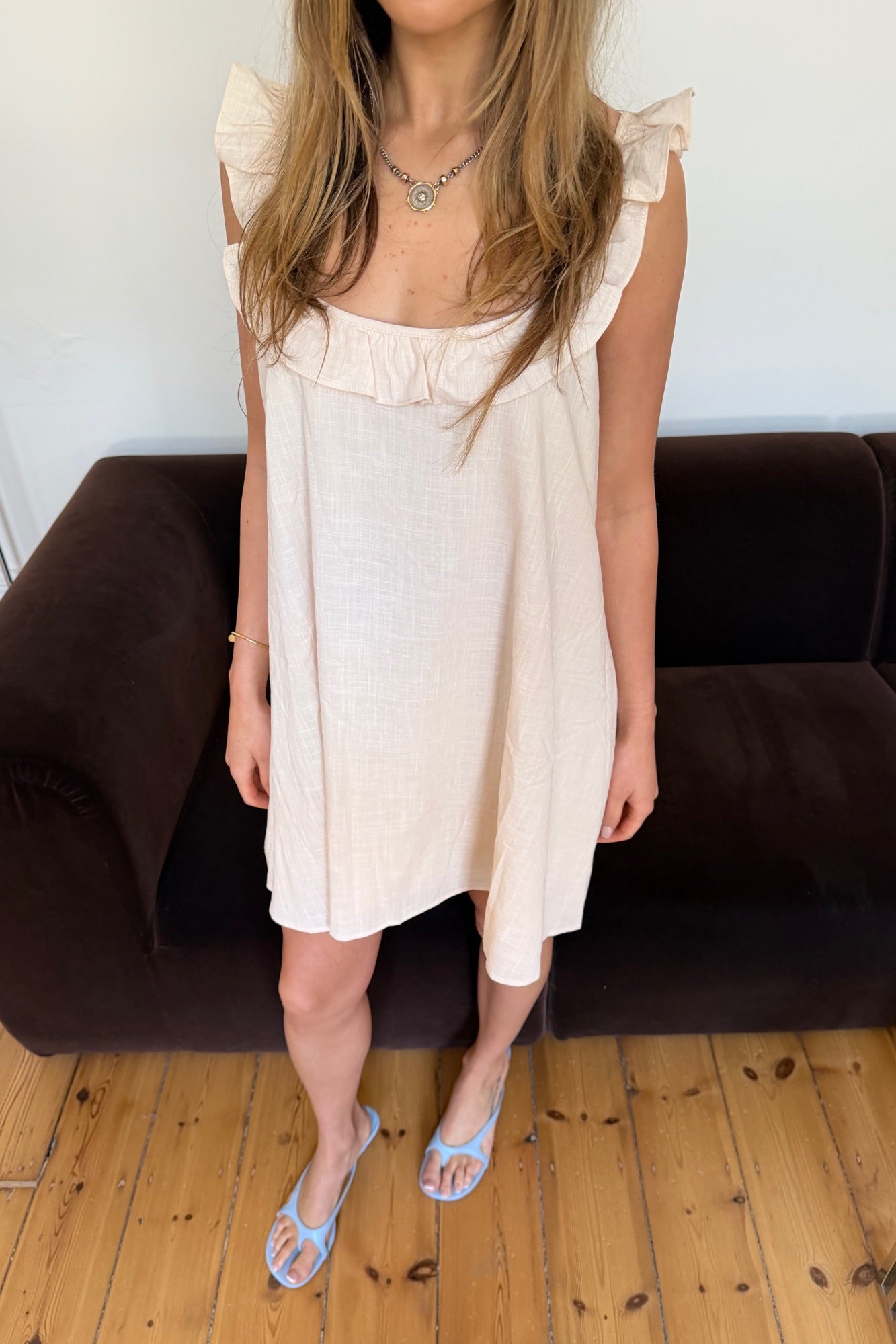 Perla Mini Dress Oat