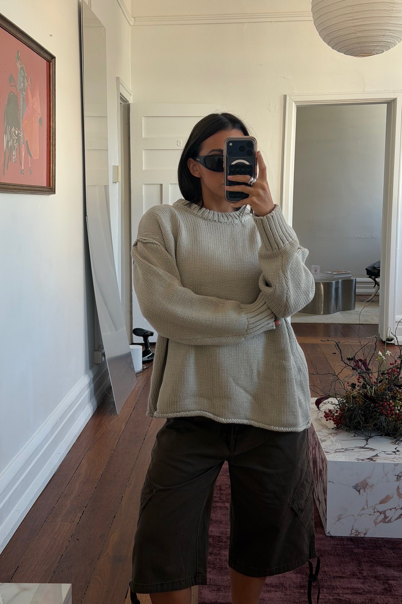 Nikova Knit Jumper Light Grey