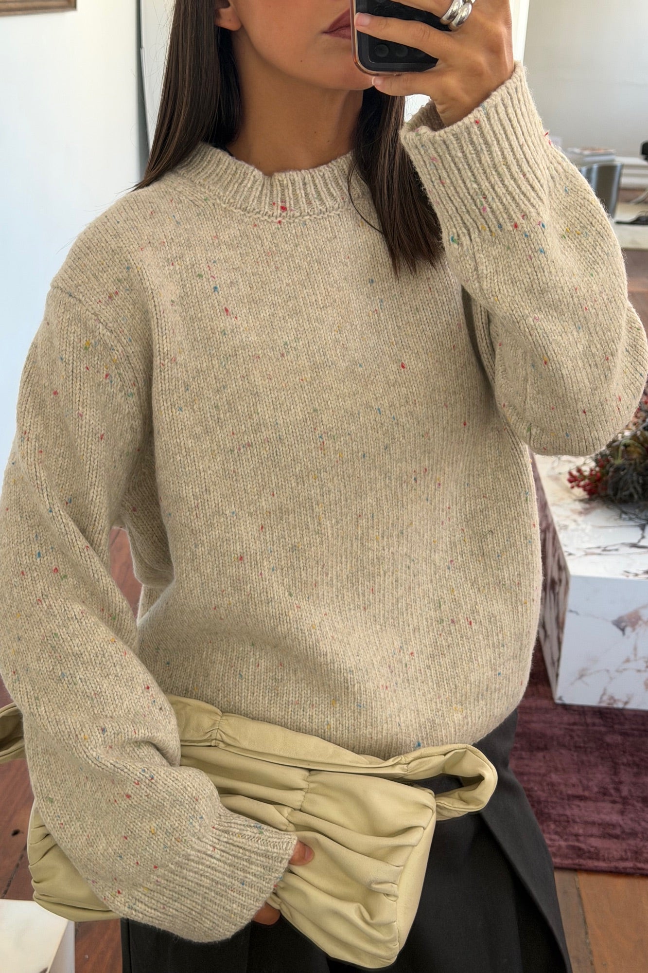 Marlow Knitted Sweater Cream