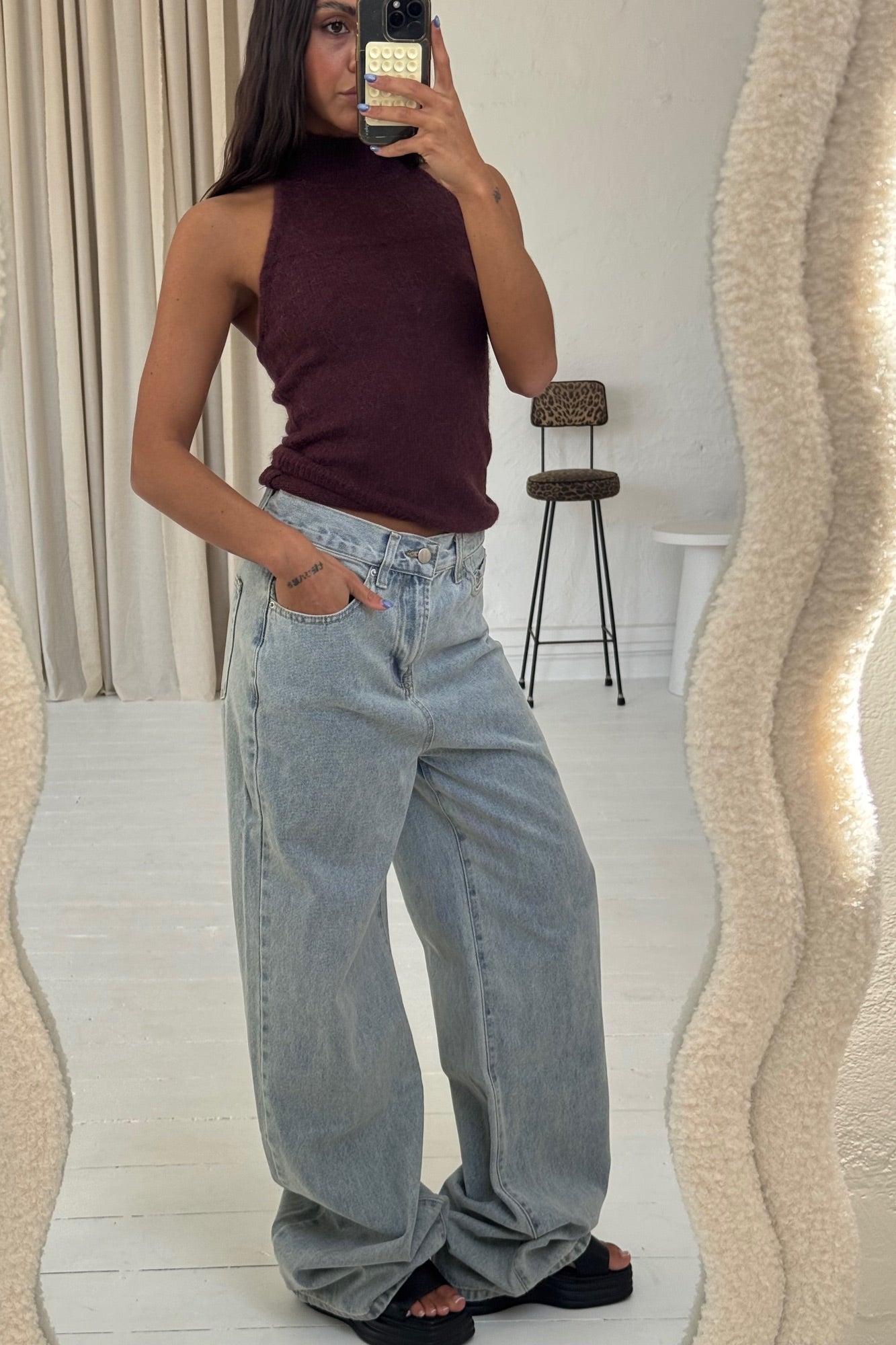Albie Jean Vintage Blue