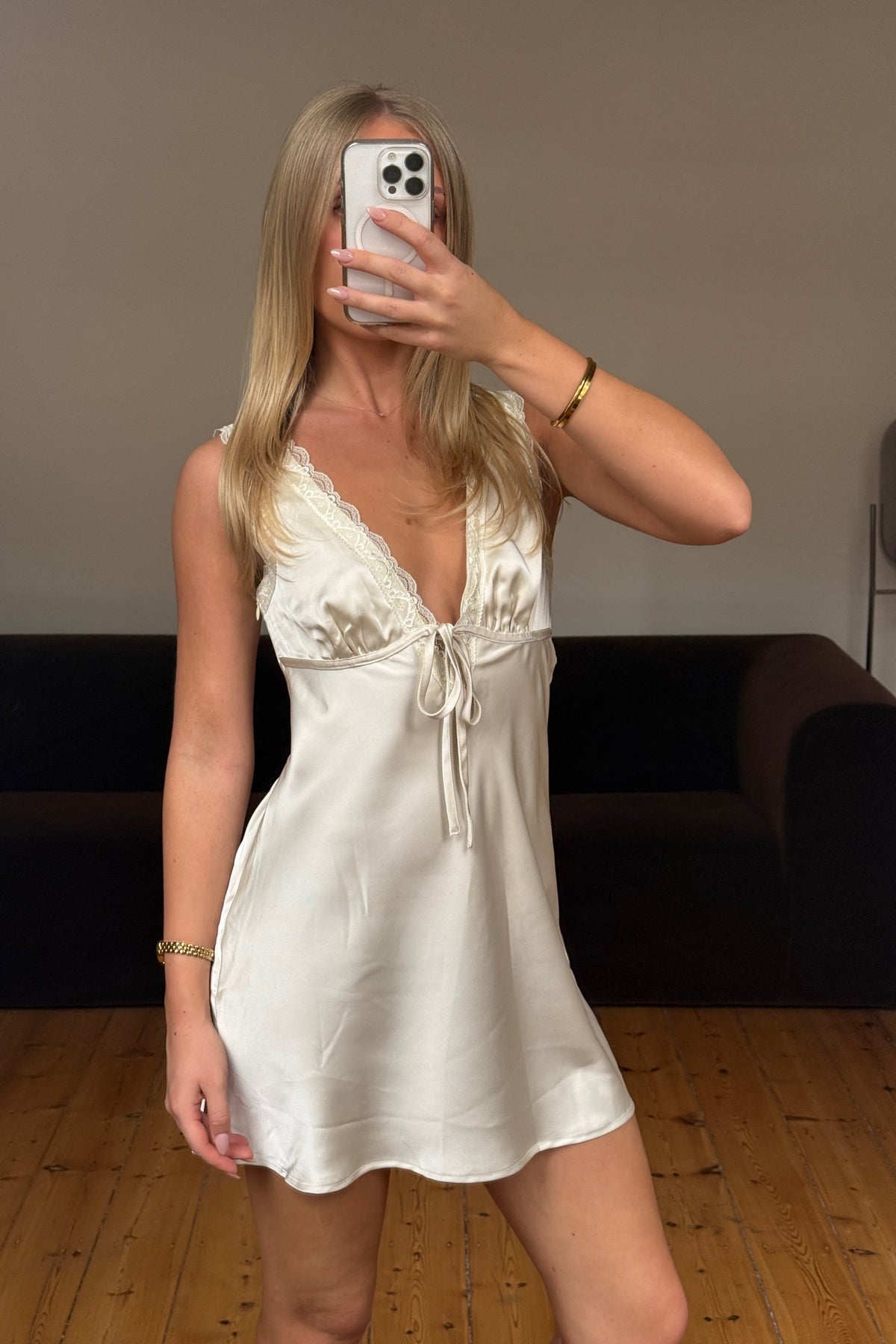 Luisa Mini Dress Cream
