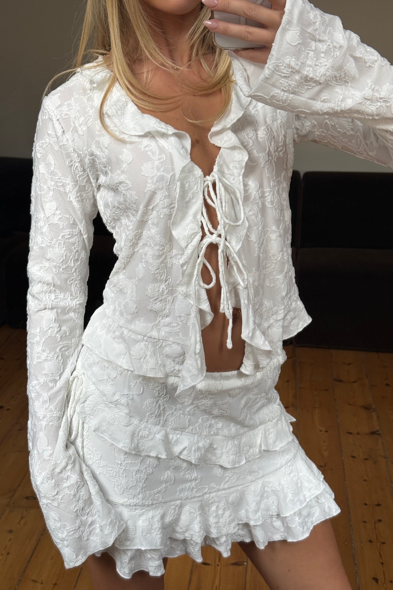 Lani Long Sleeve White