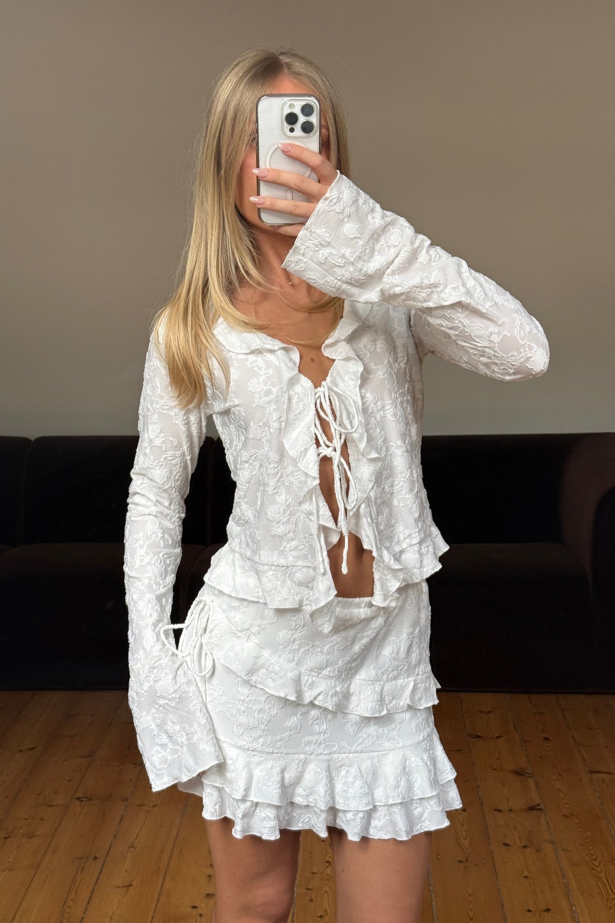 Lani Long Sleeve White