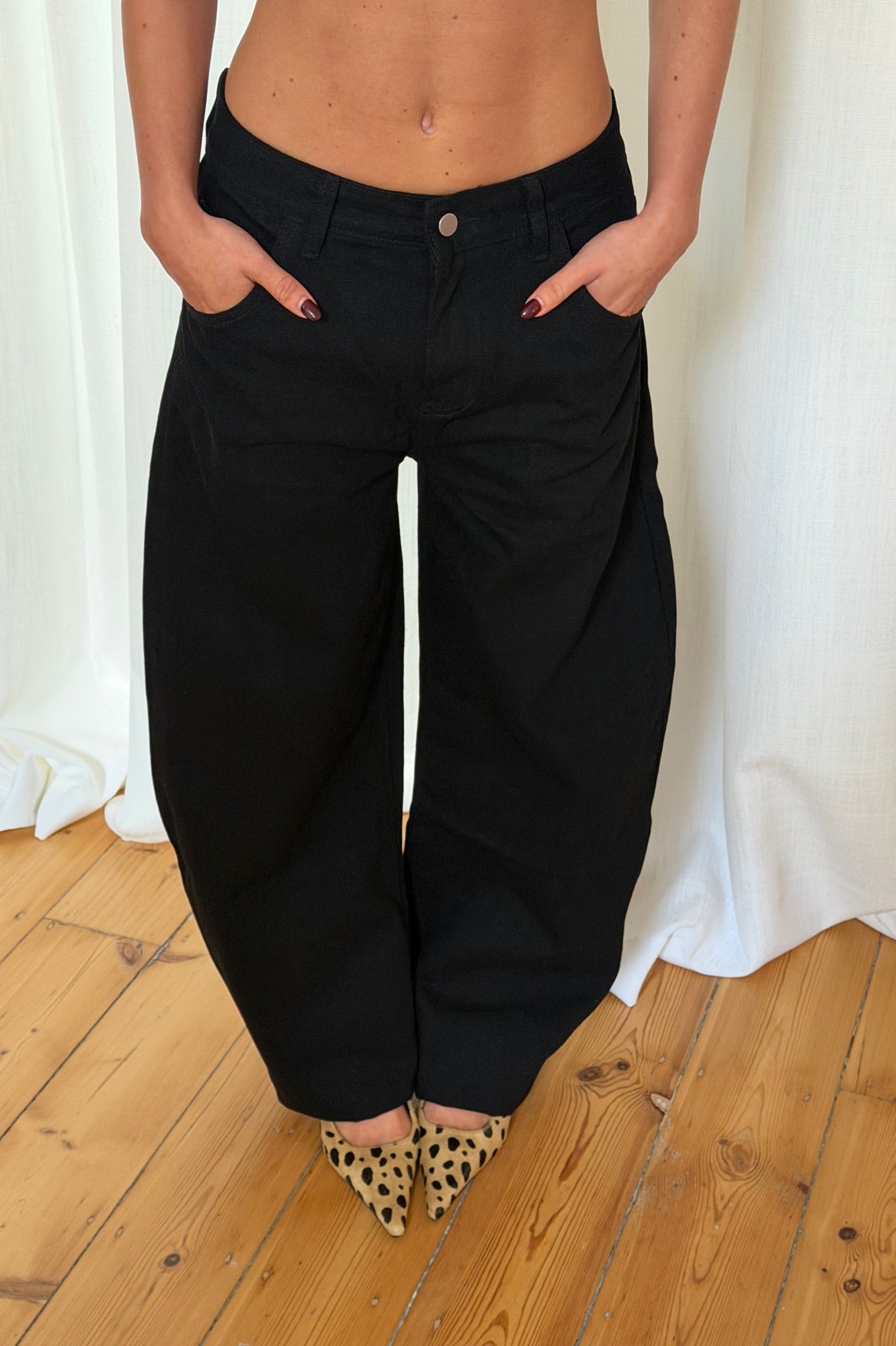 Horseshoe Denim Washed Black