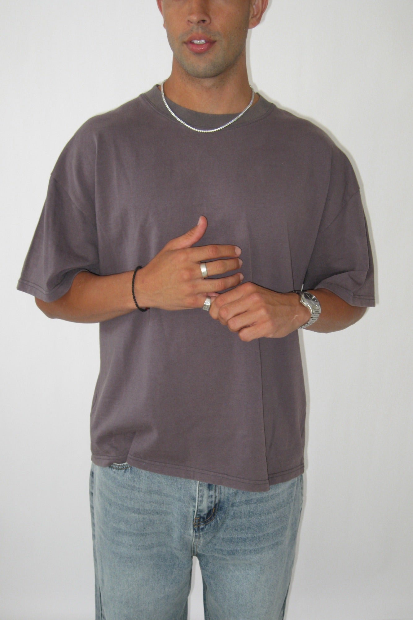 Charlie Crew Neck Wash Tee Acid
