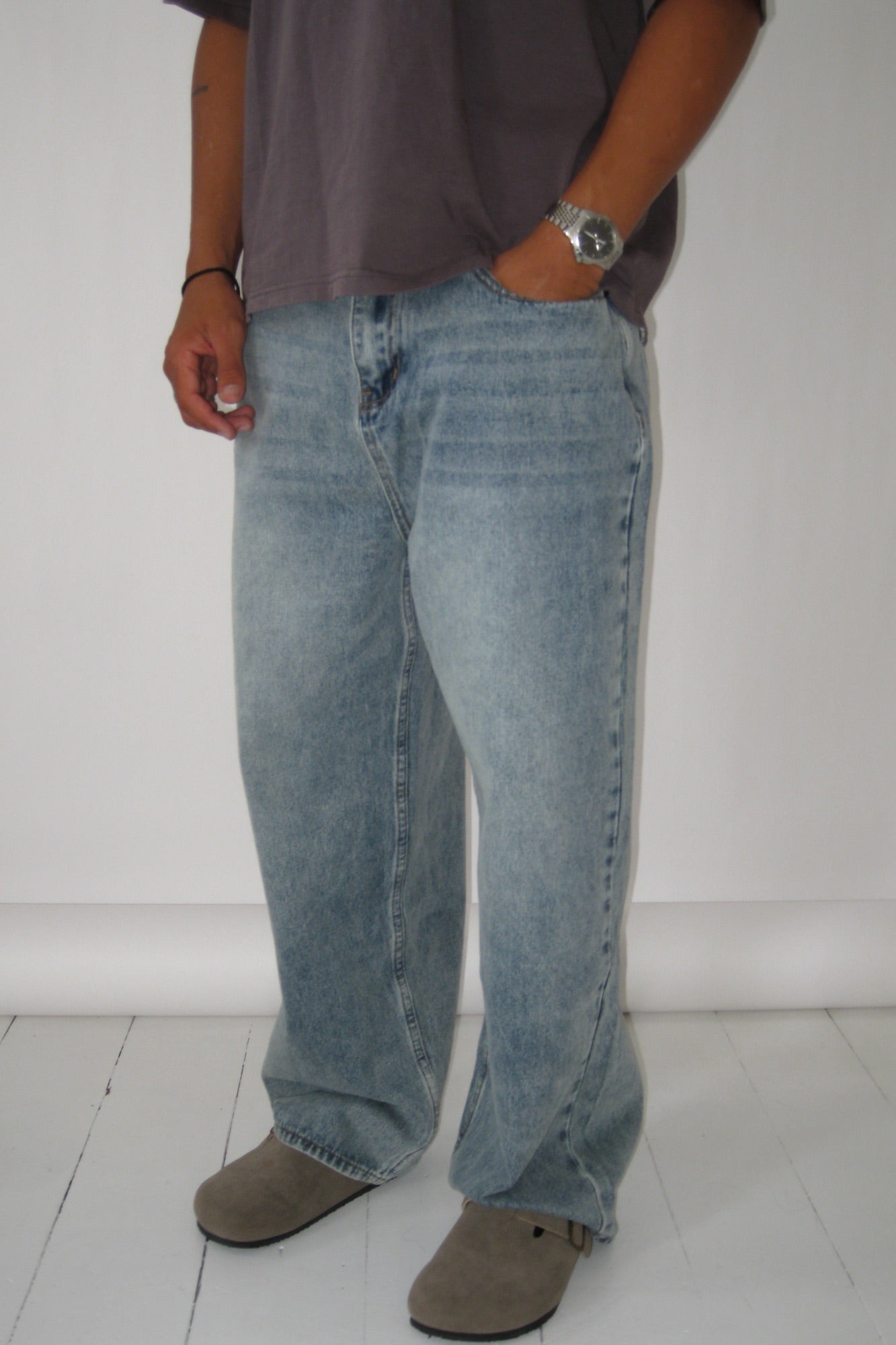 Newtown Baggy Denim Light Blue