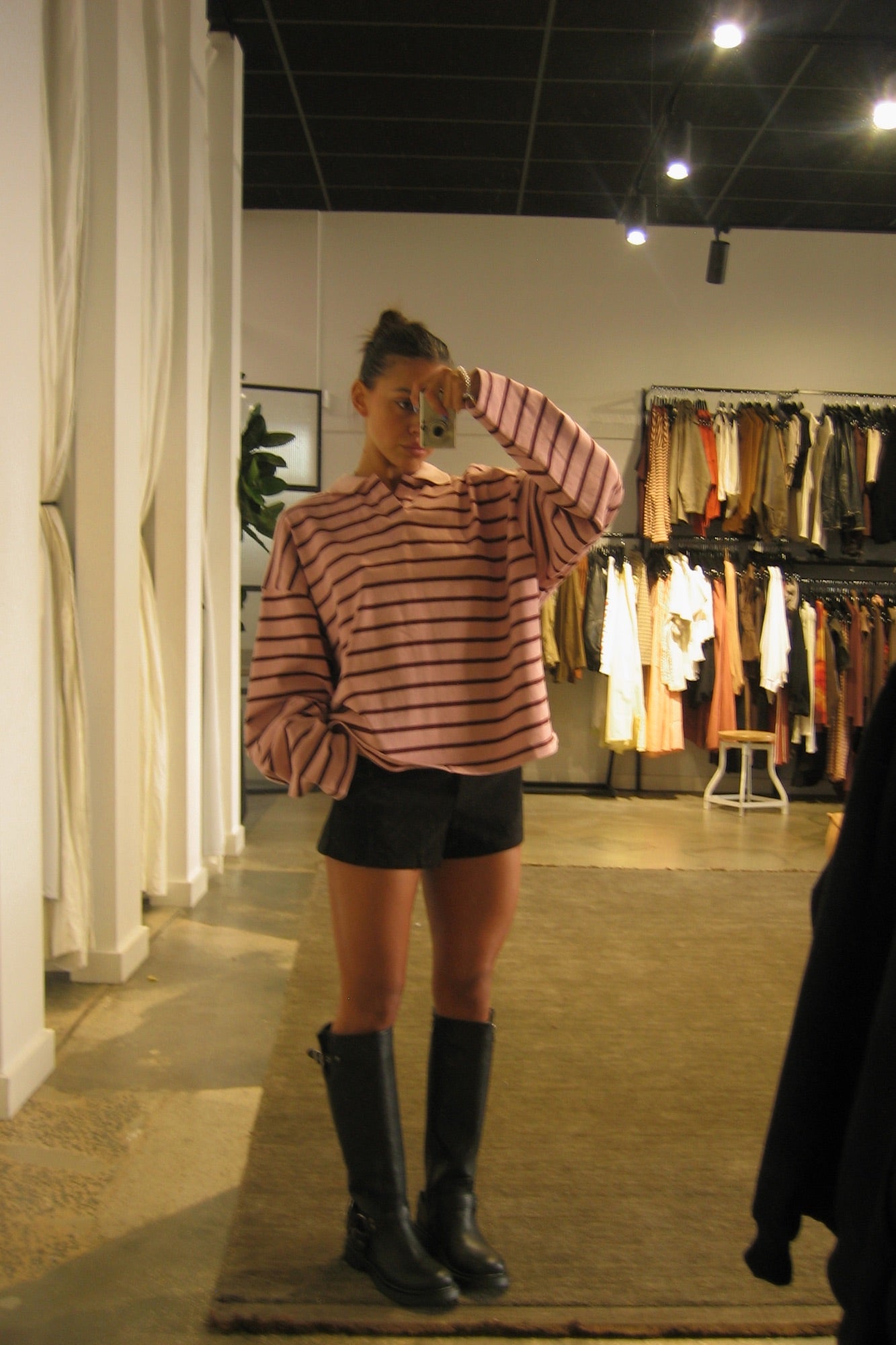 Rebels Jersey Burgundy Blush Stripe