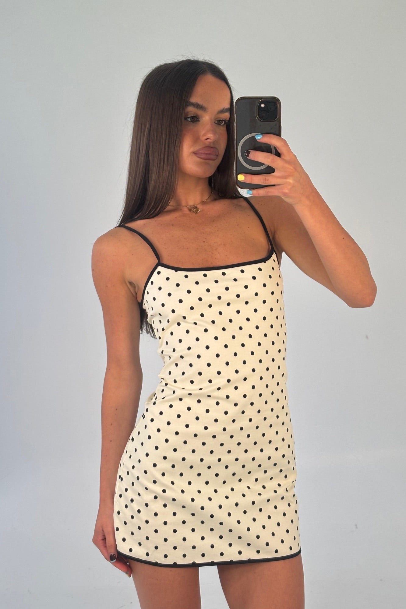 Voyage Mini Dress Moonlight Polka