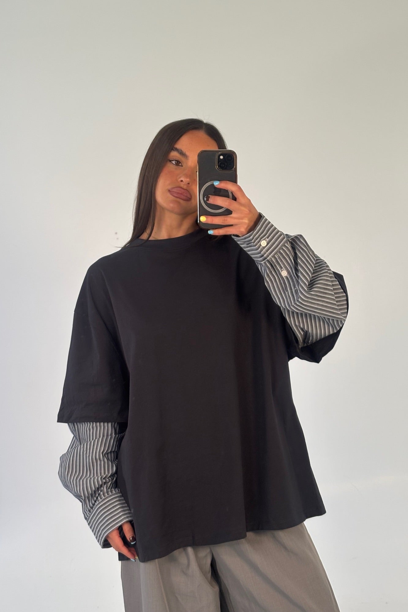 Bottega Shirt Charcoal