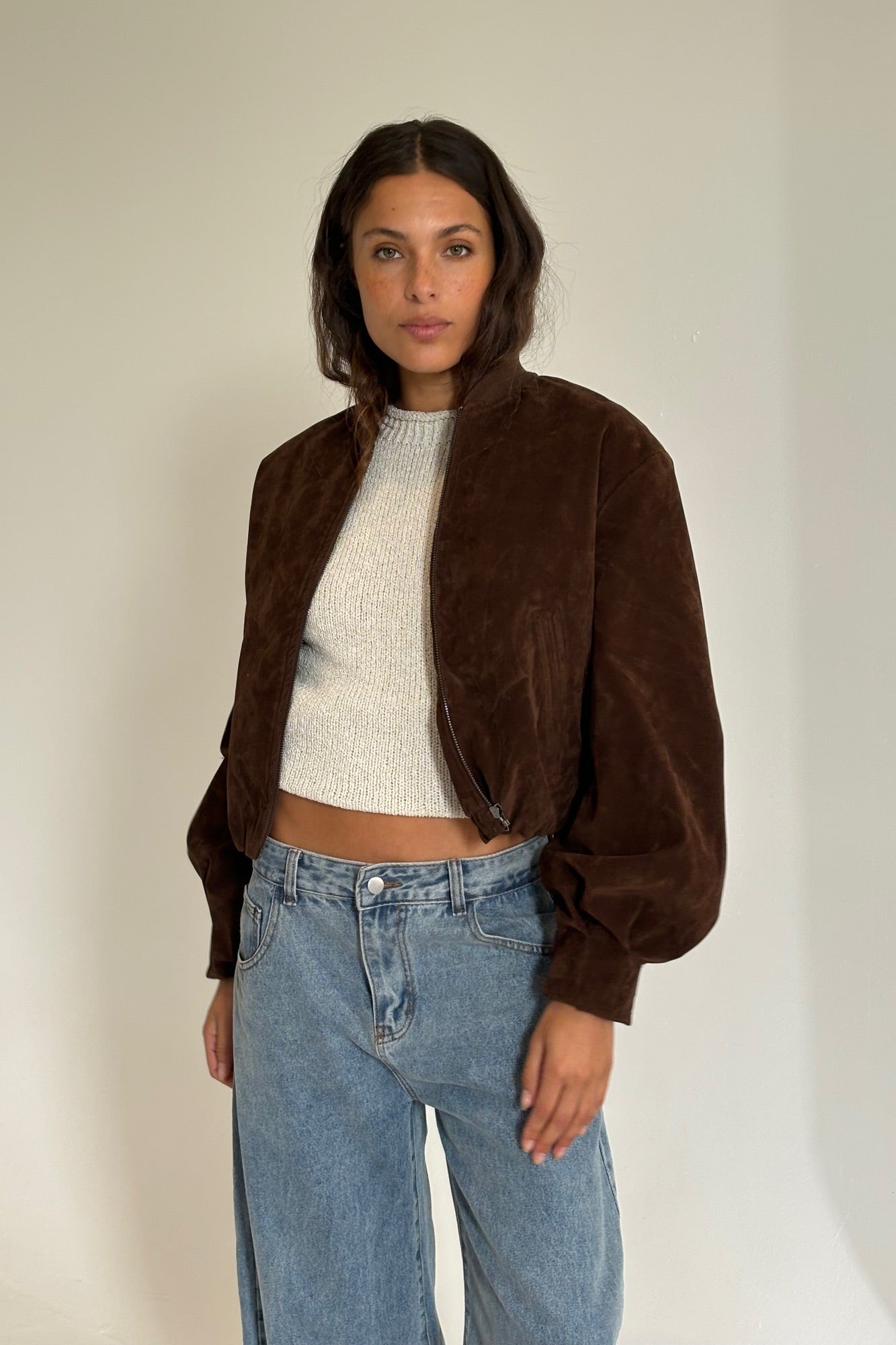 Clara Bomber Chocolate