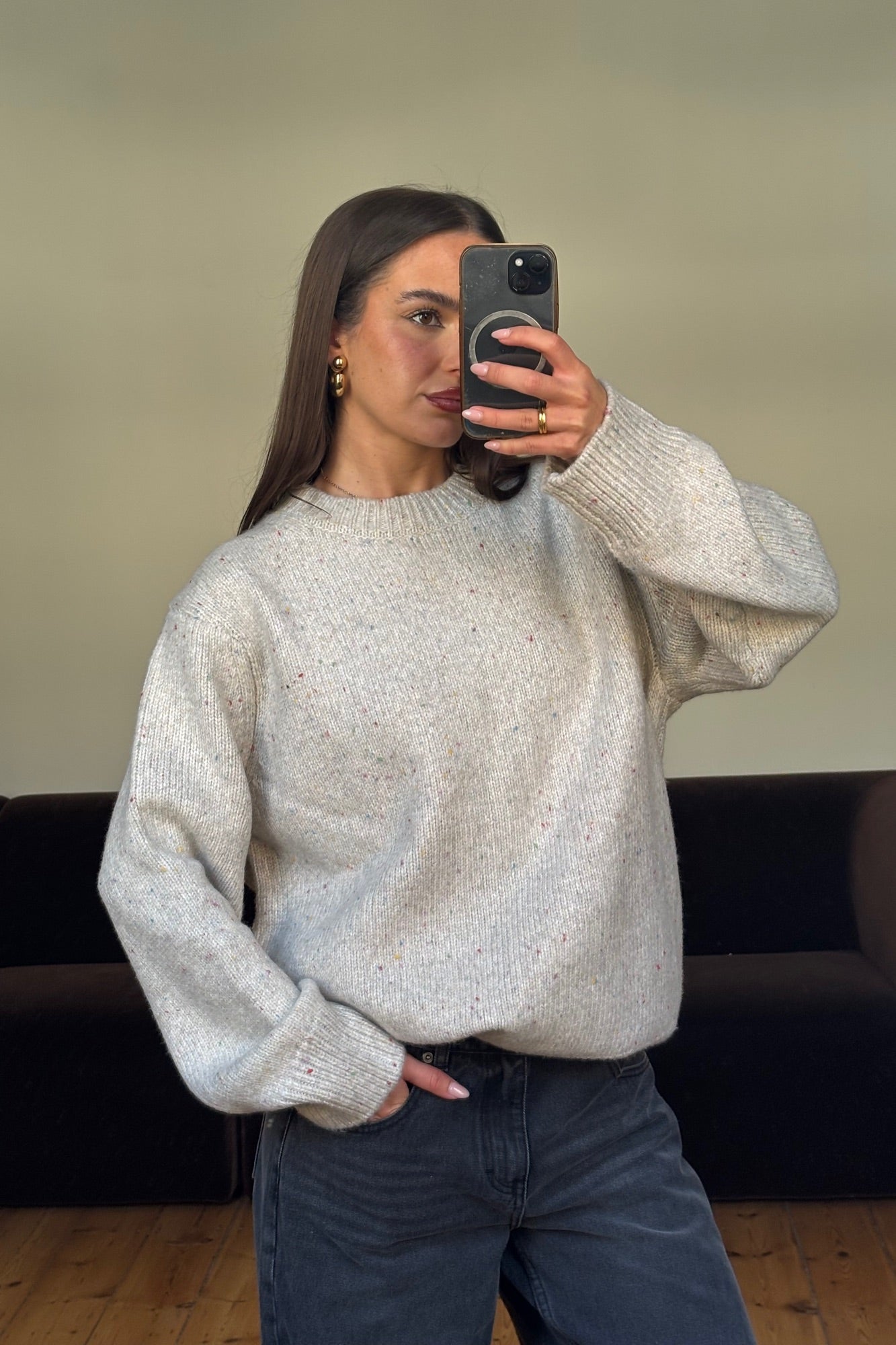 Marlow Knitted Sweater Cream