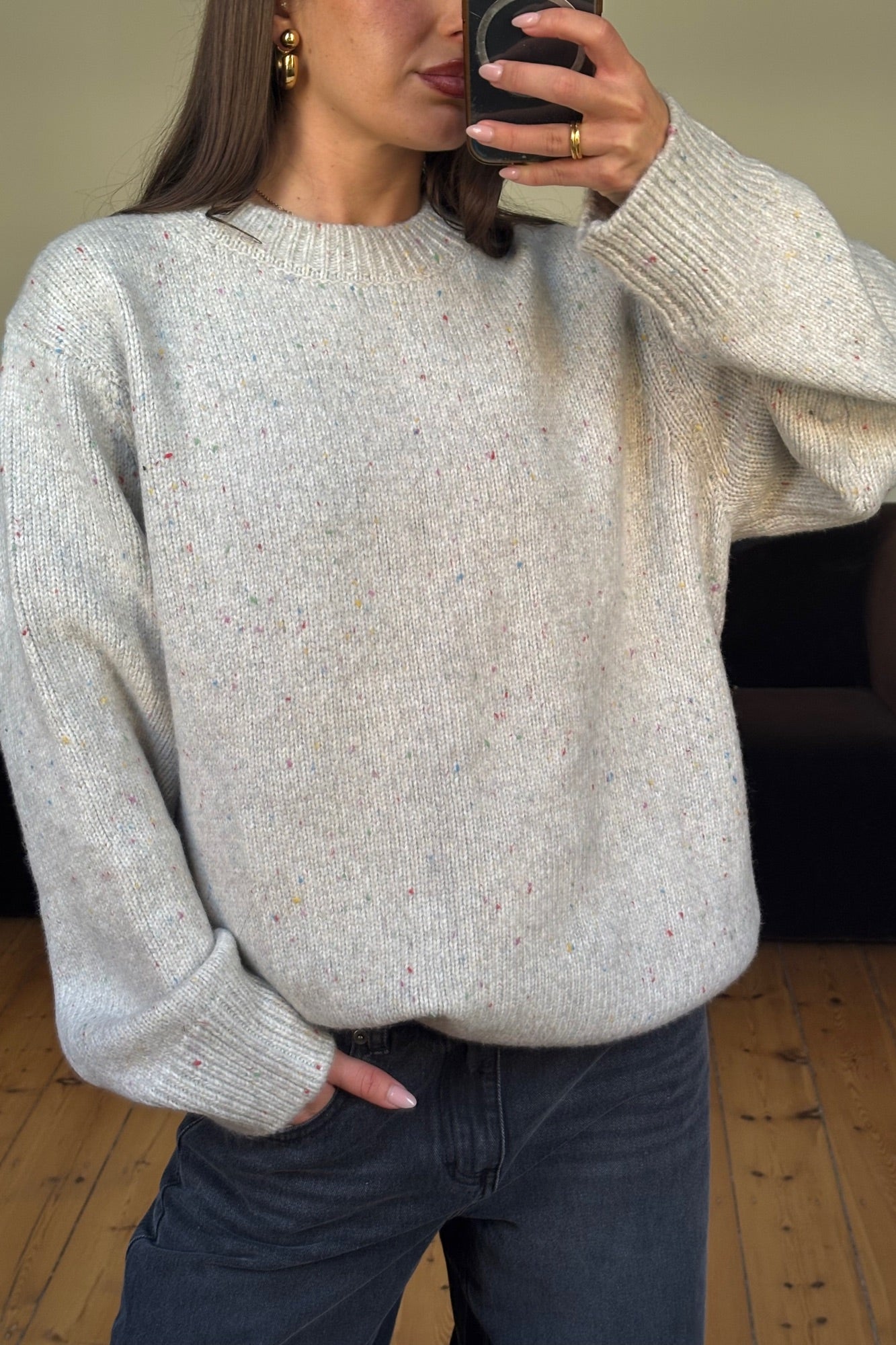Marlow Knitted Sweater Cream