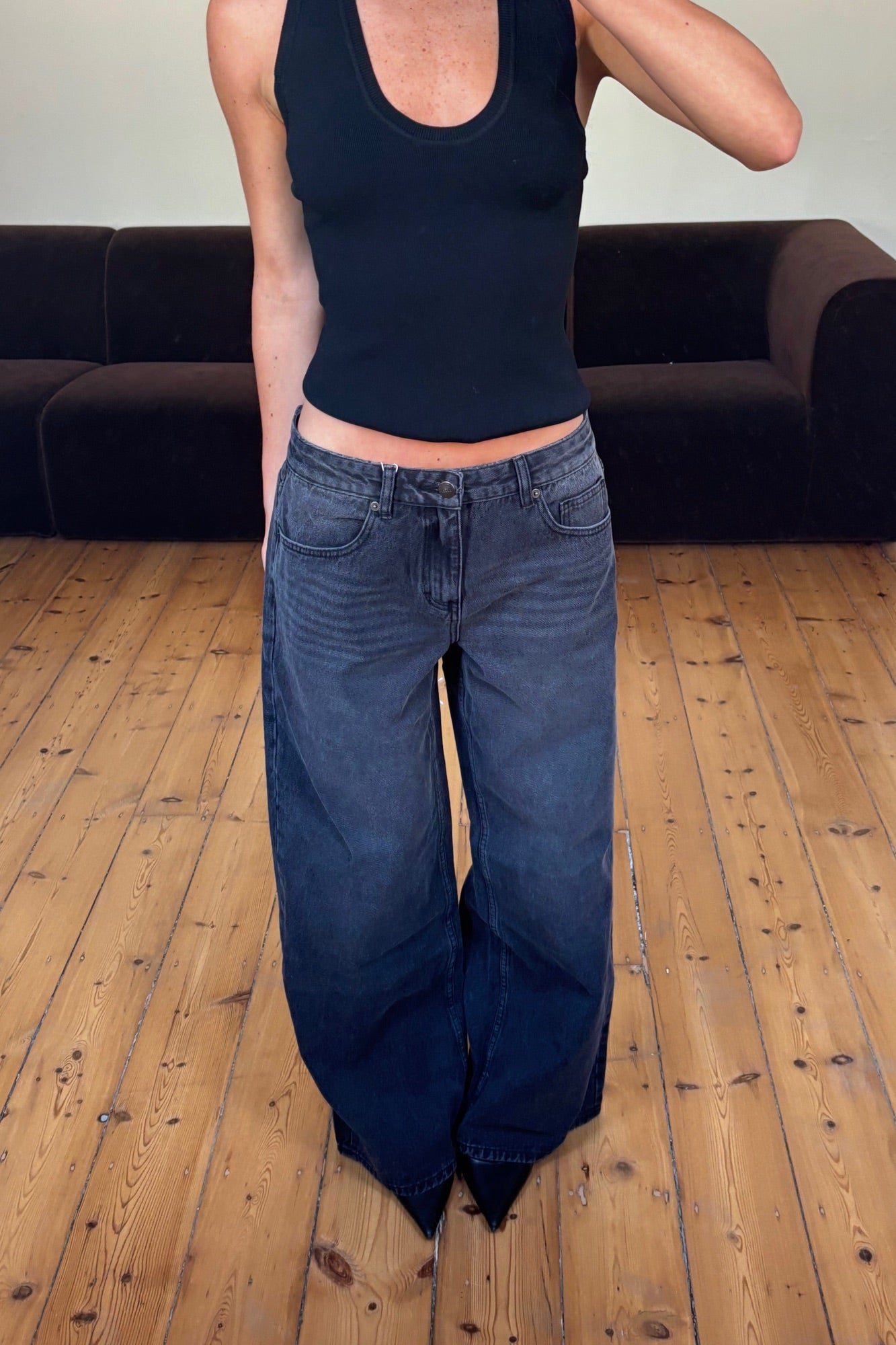 Emilia Jean Washed Black