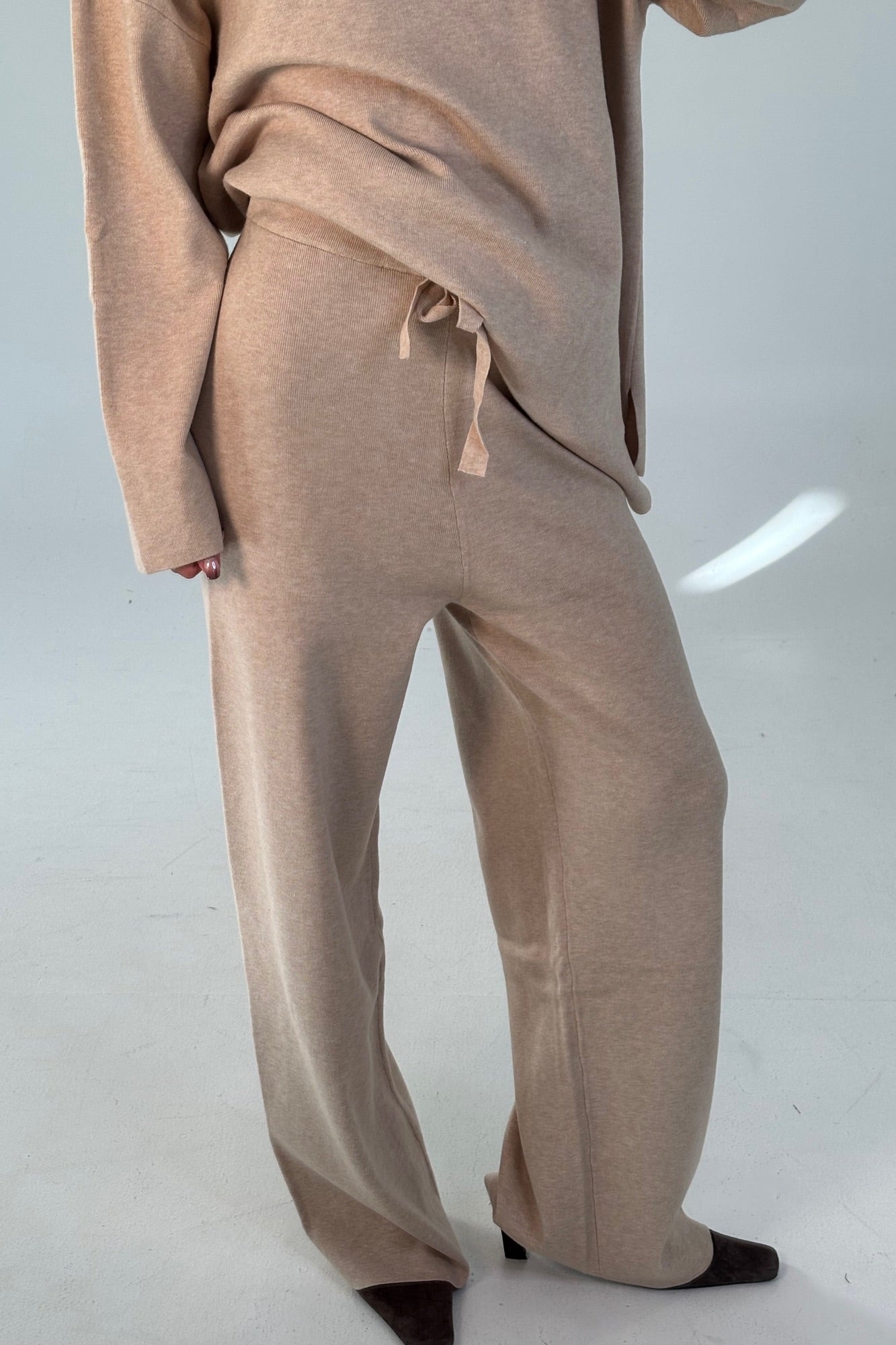 Quin Knit Pant Beige