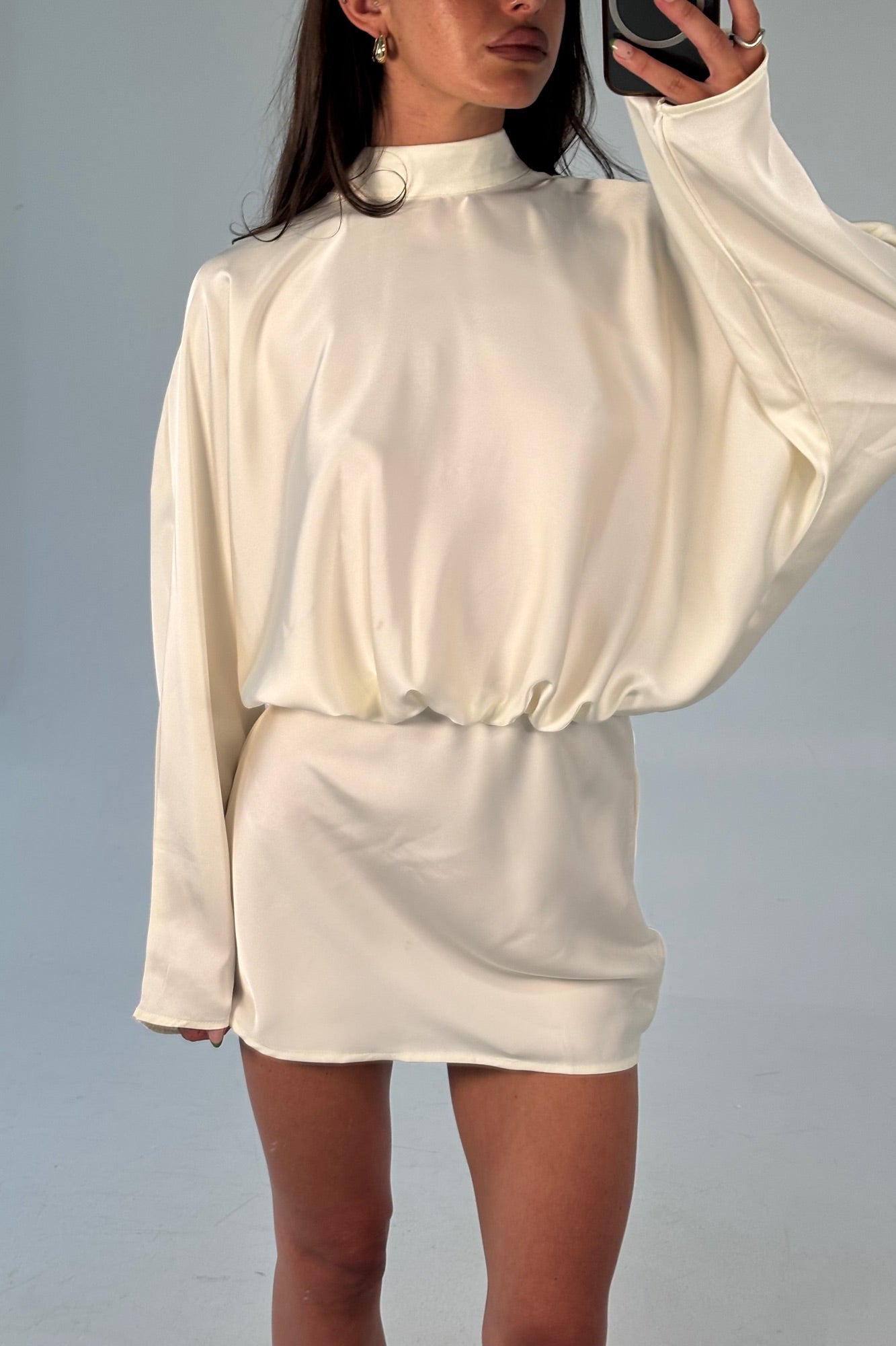 Billie Mini Dress Ivory