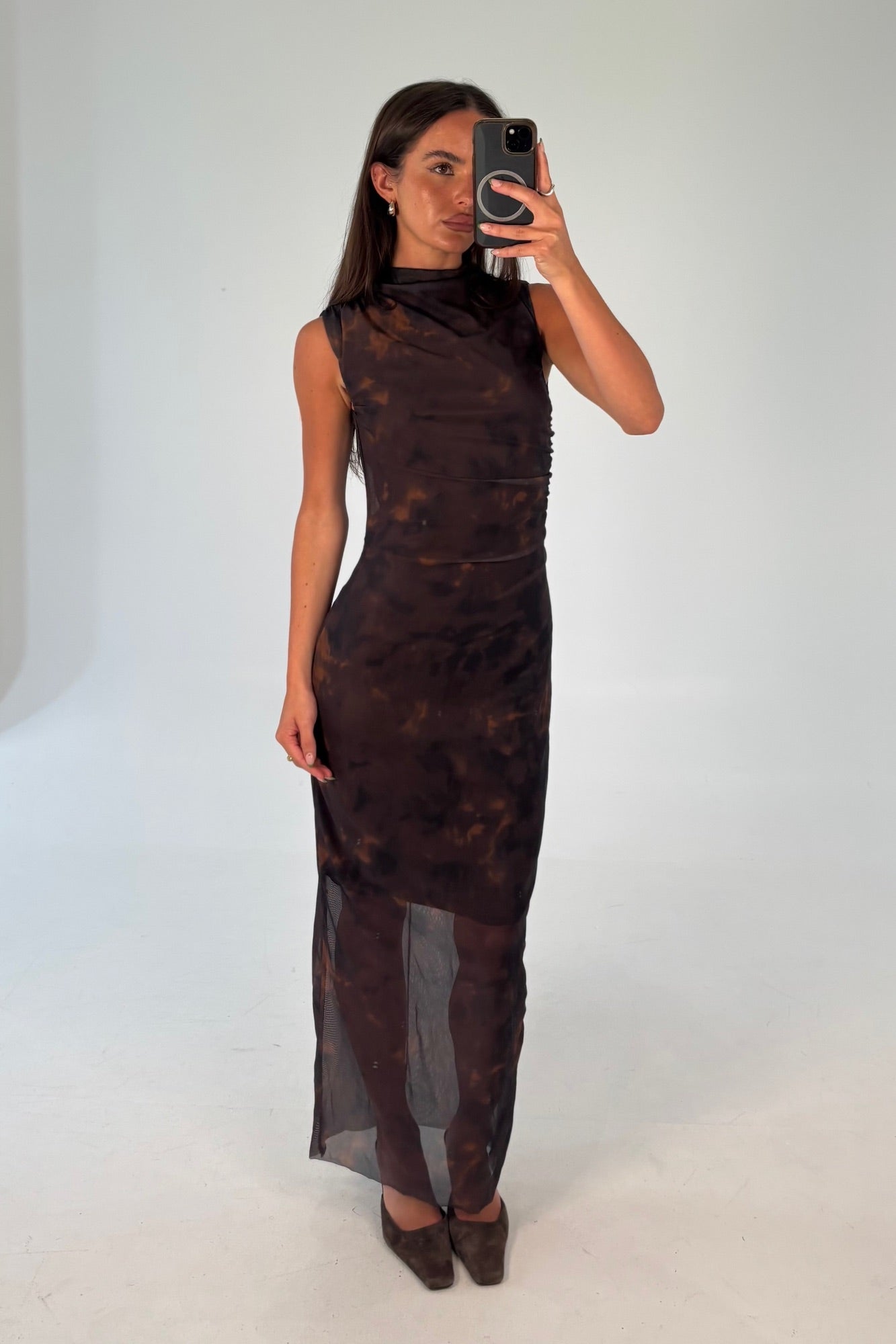 Arnica Maxi Dress Brown