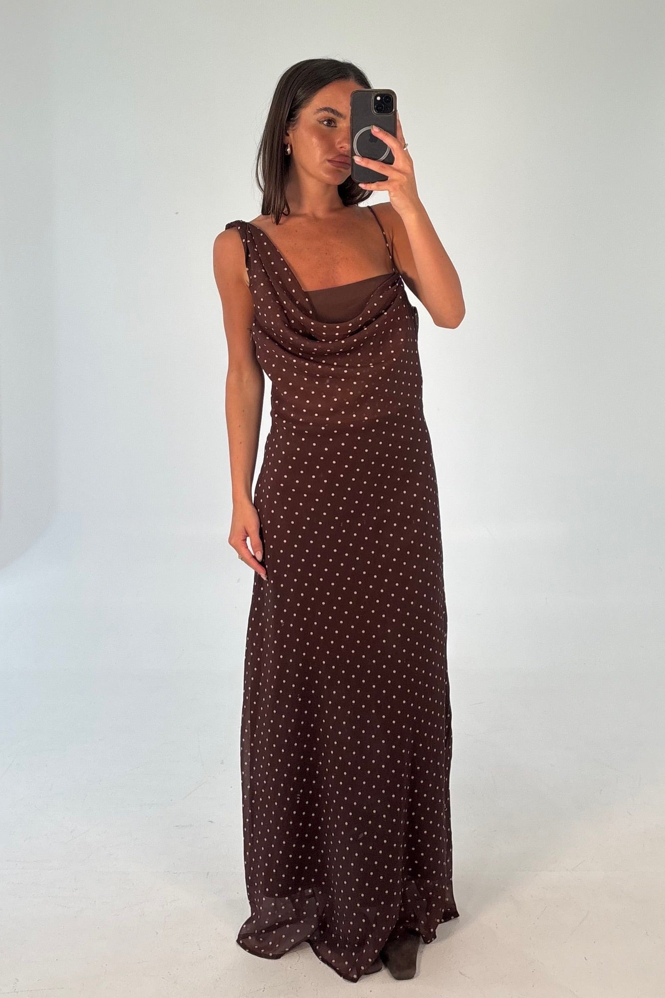 Oli Maxi Dress Brown