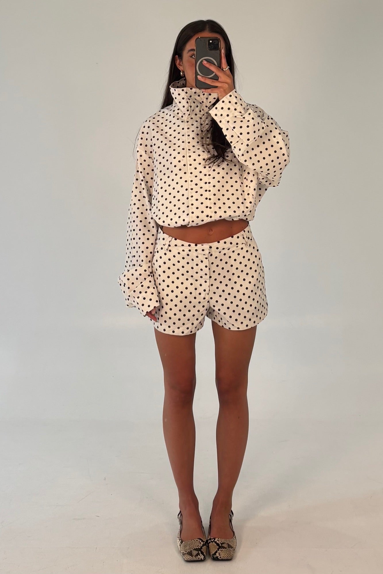 Arlo Short Polkadot