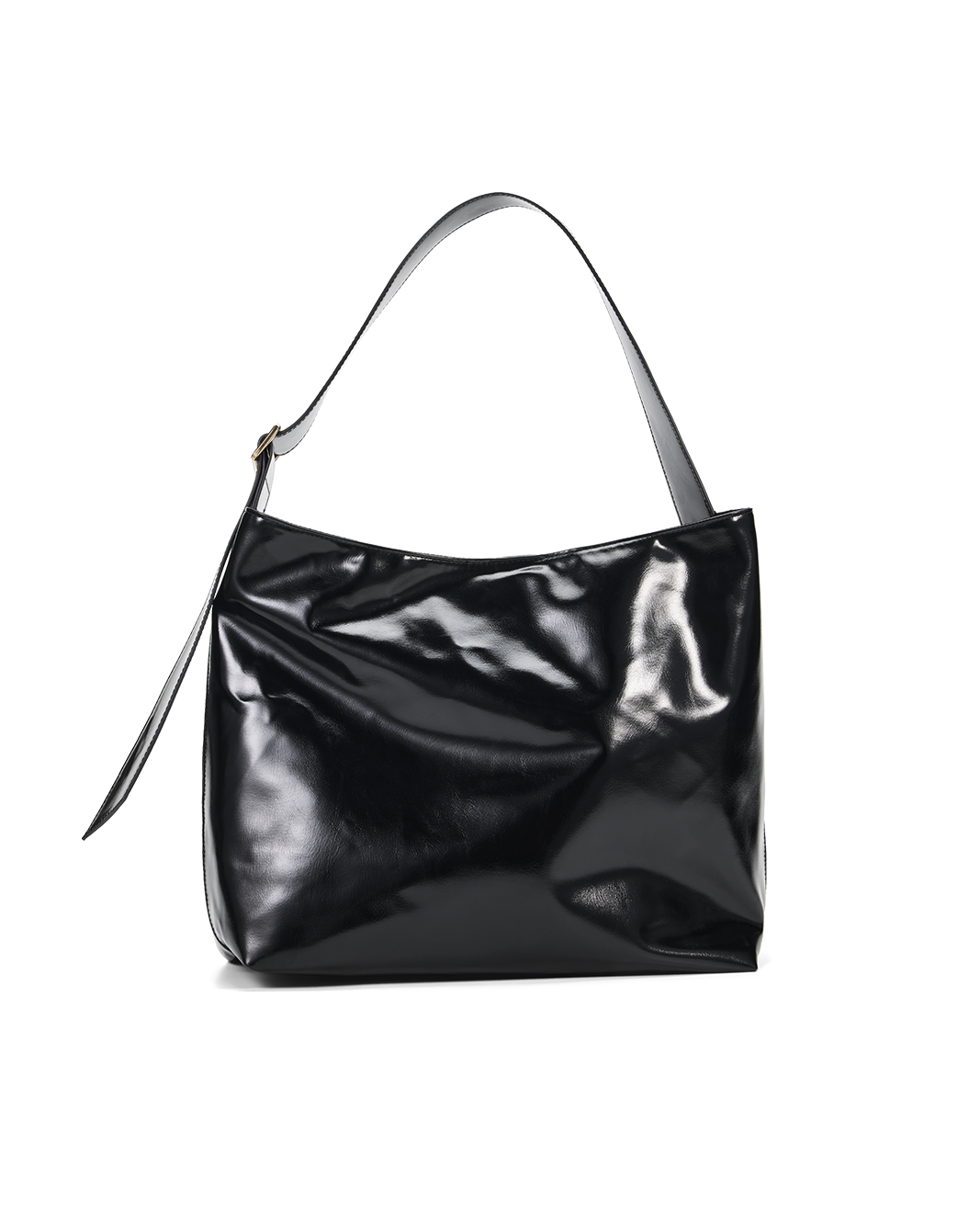 Sisa Shoulder Bag Black Crinkle