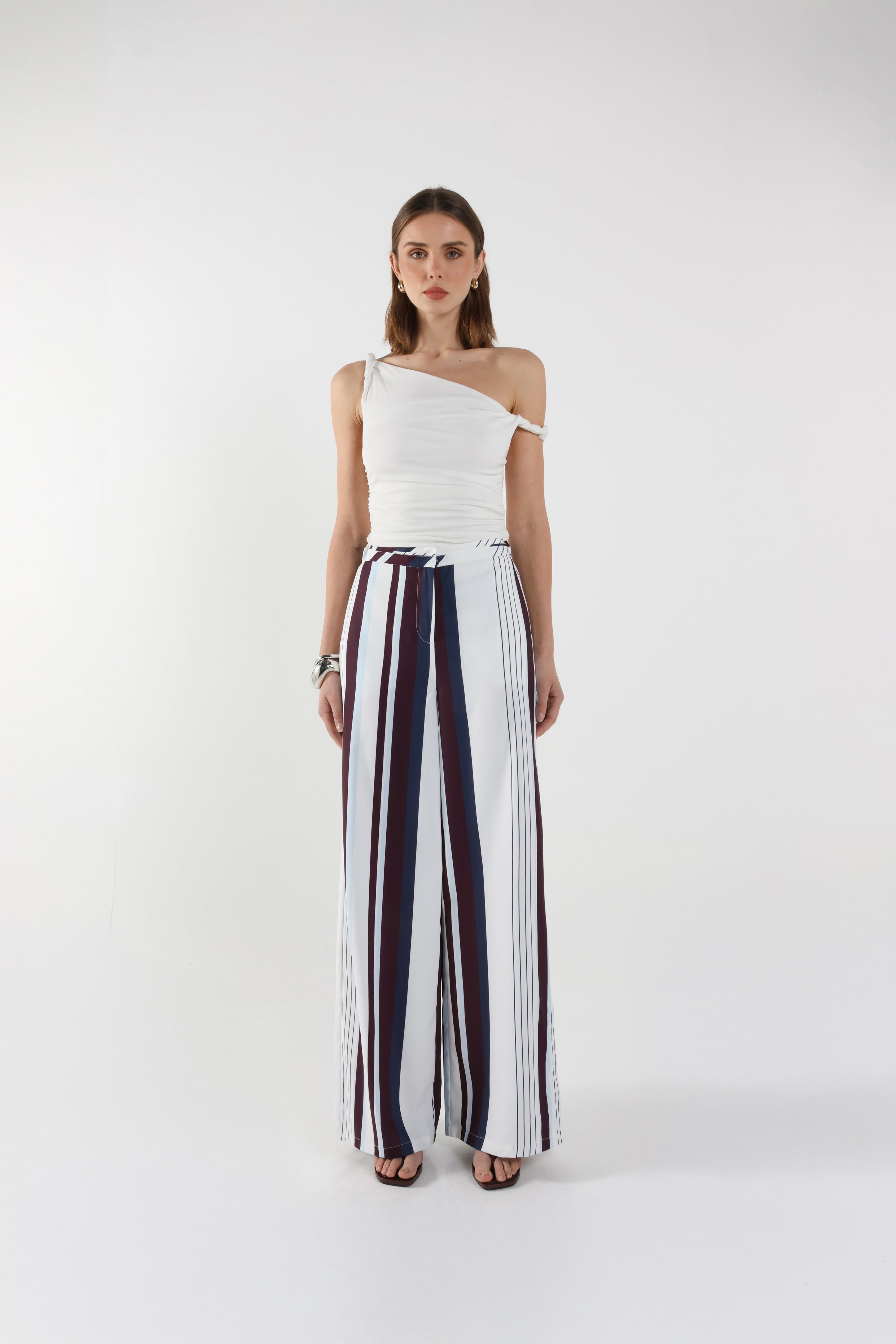 Rowena Pant Stripe Print