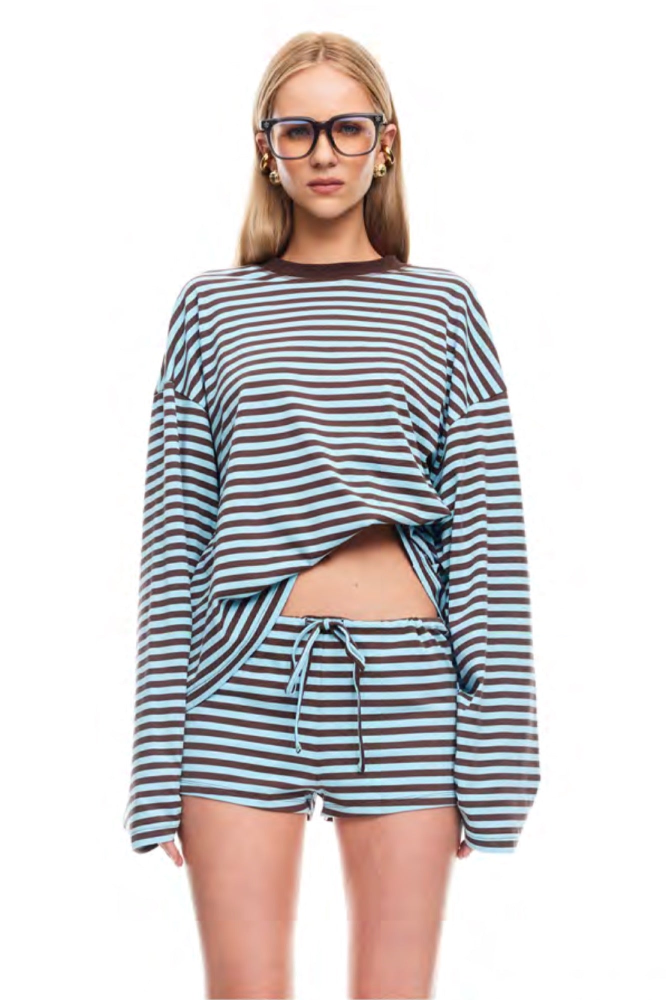 Kourt Bloomers Chocolate Sea Stripe