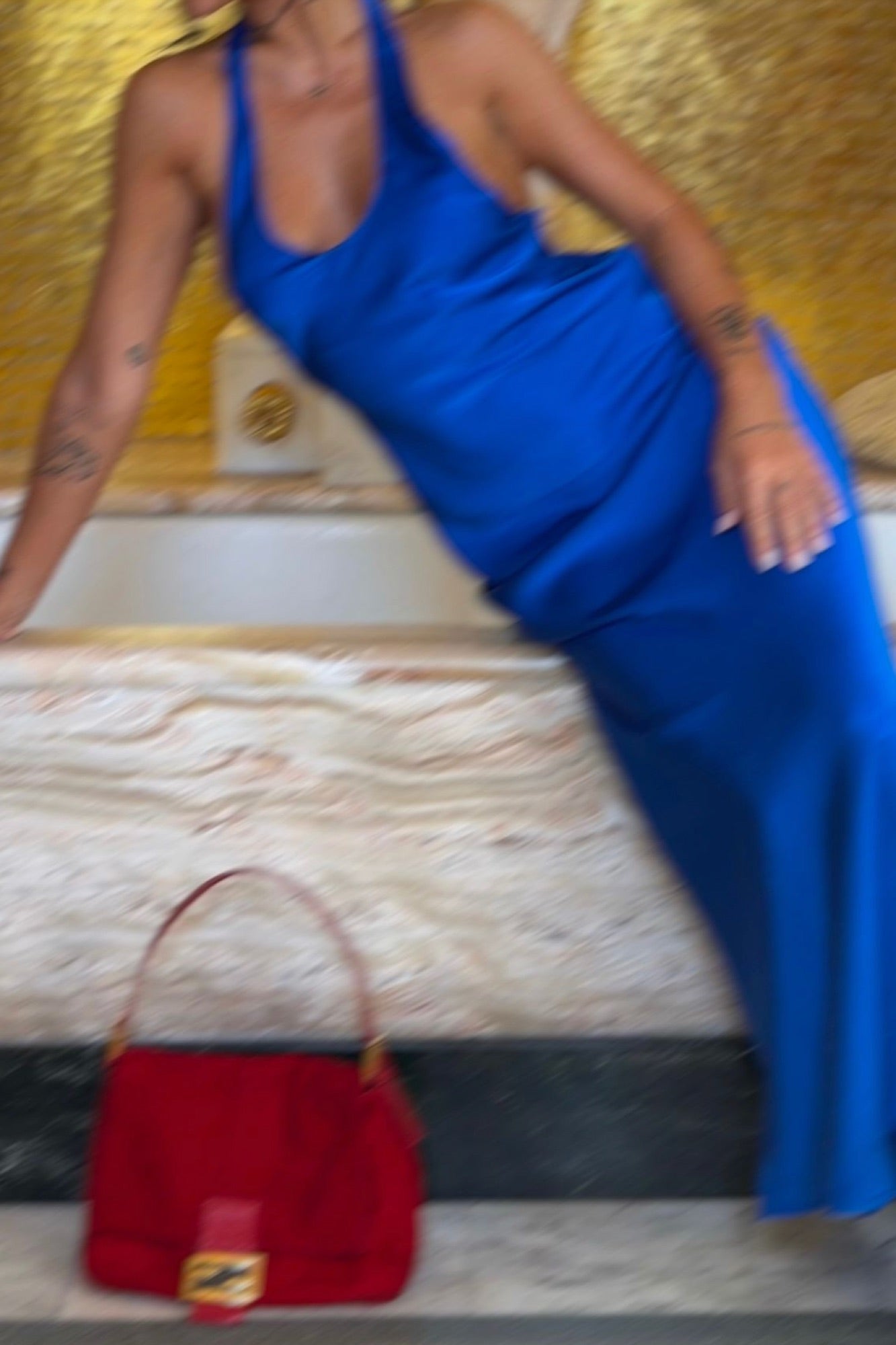 Bare Maxi Dress Royal Blue