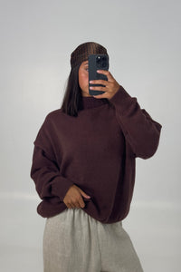 Lorena Knit Chocolate