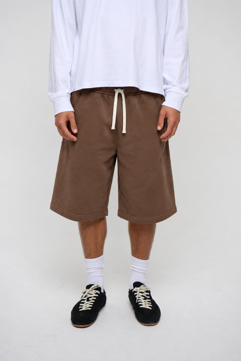 420G Fleece Short Choc