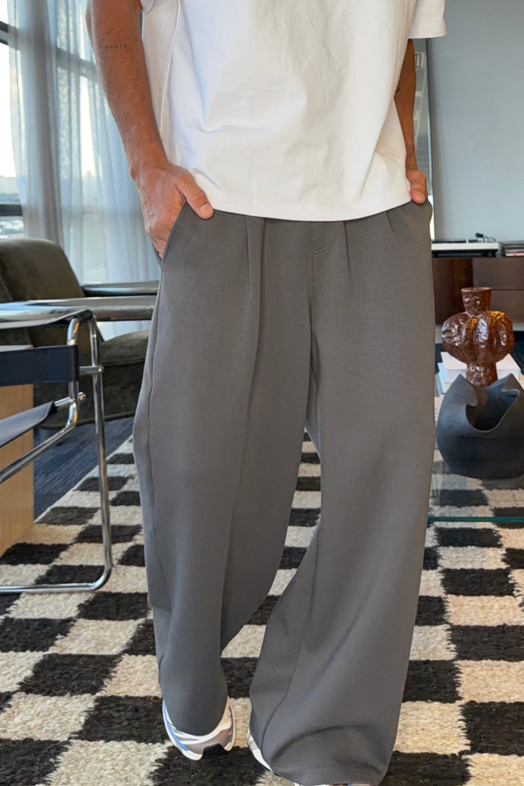 Carter Track Pant Dark Grey