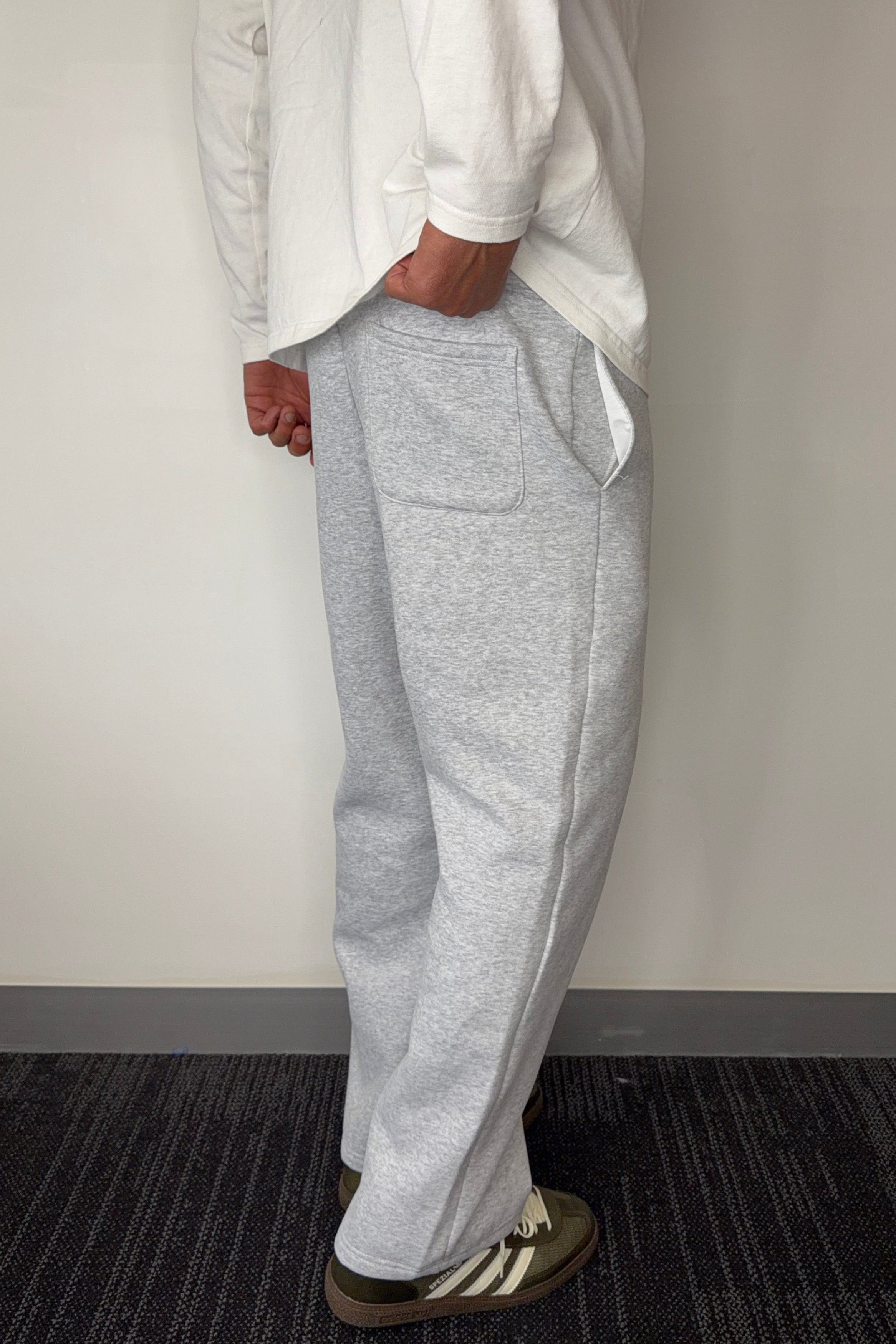 Roman Straight Track Pant Grey