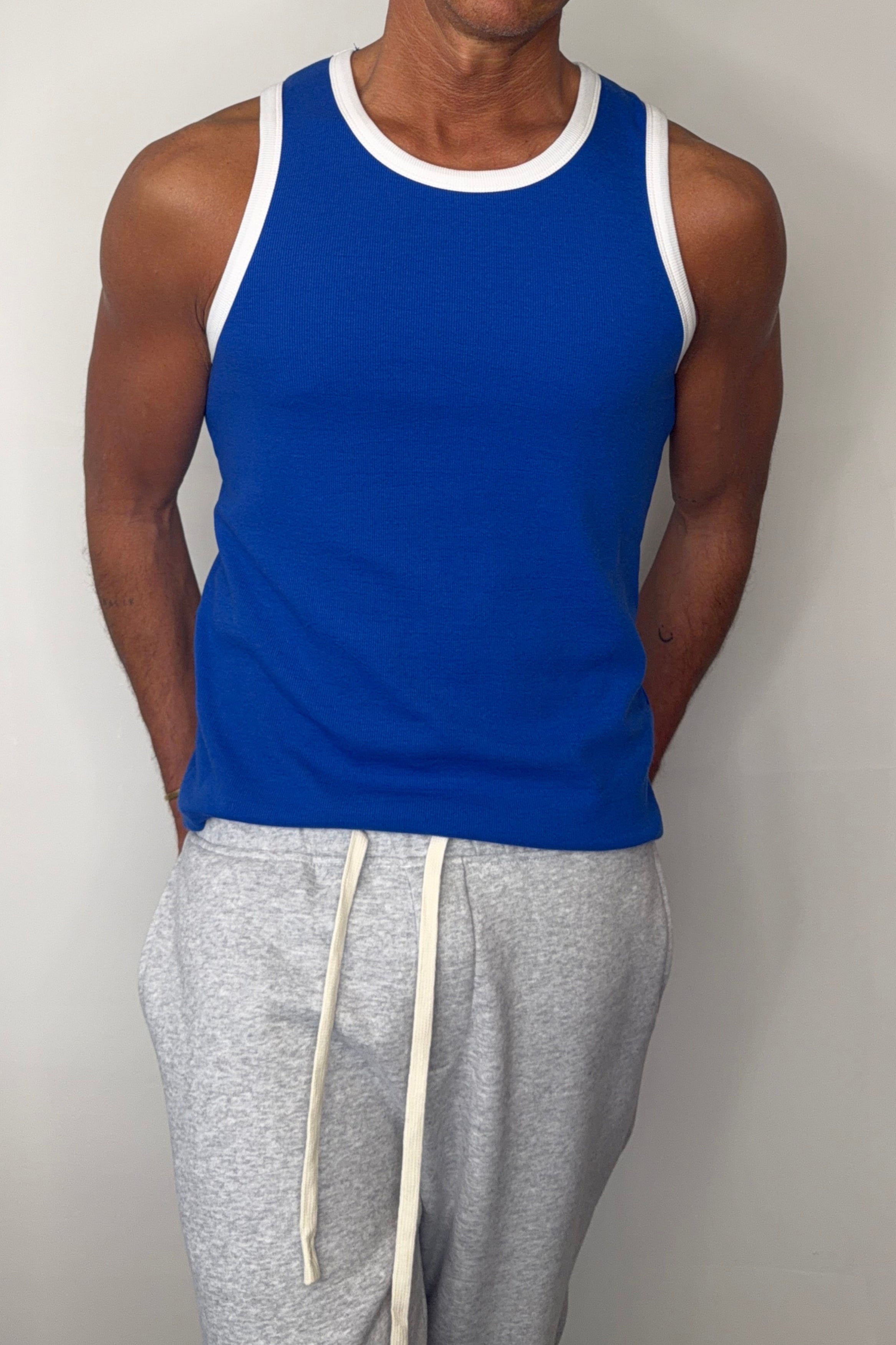 Dean Fitted Tank Ocean