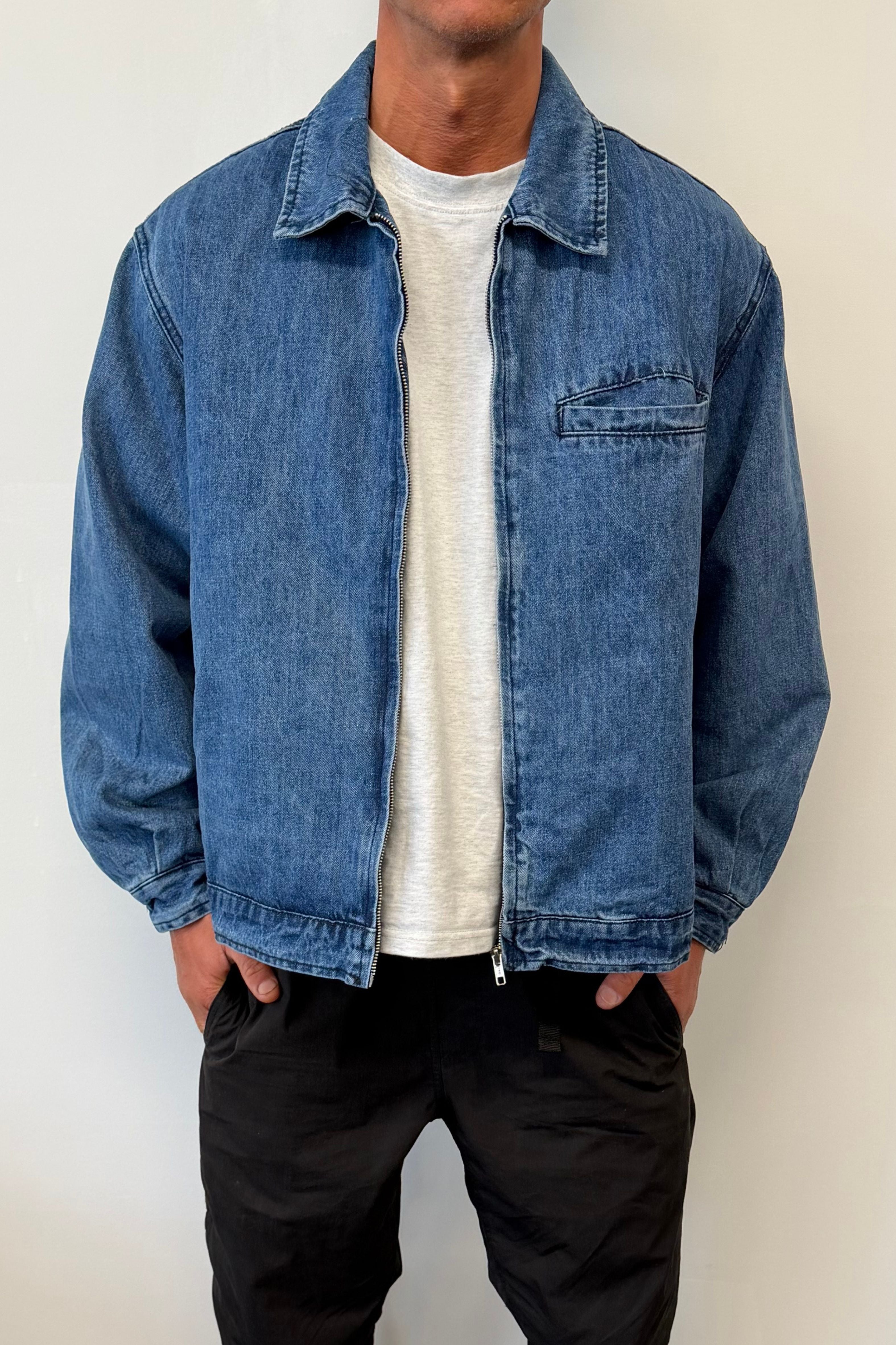 NTH Denim Lined Jacket Blue