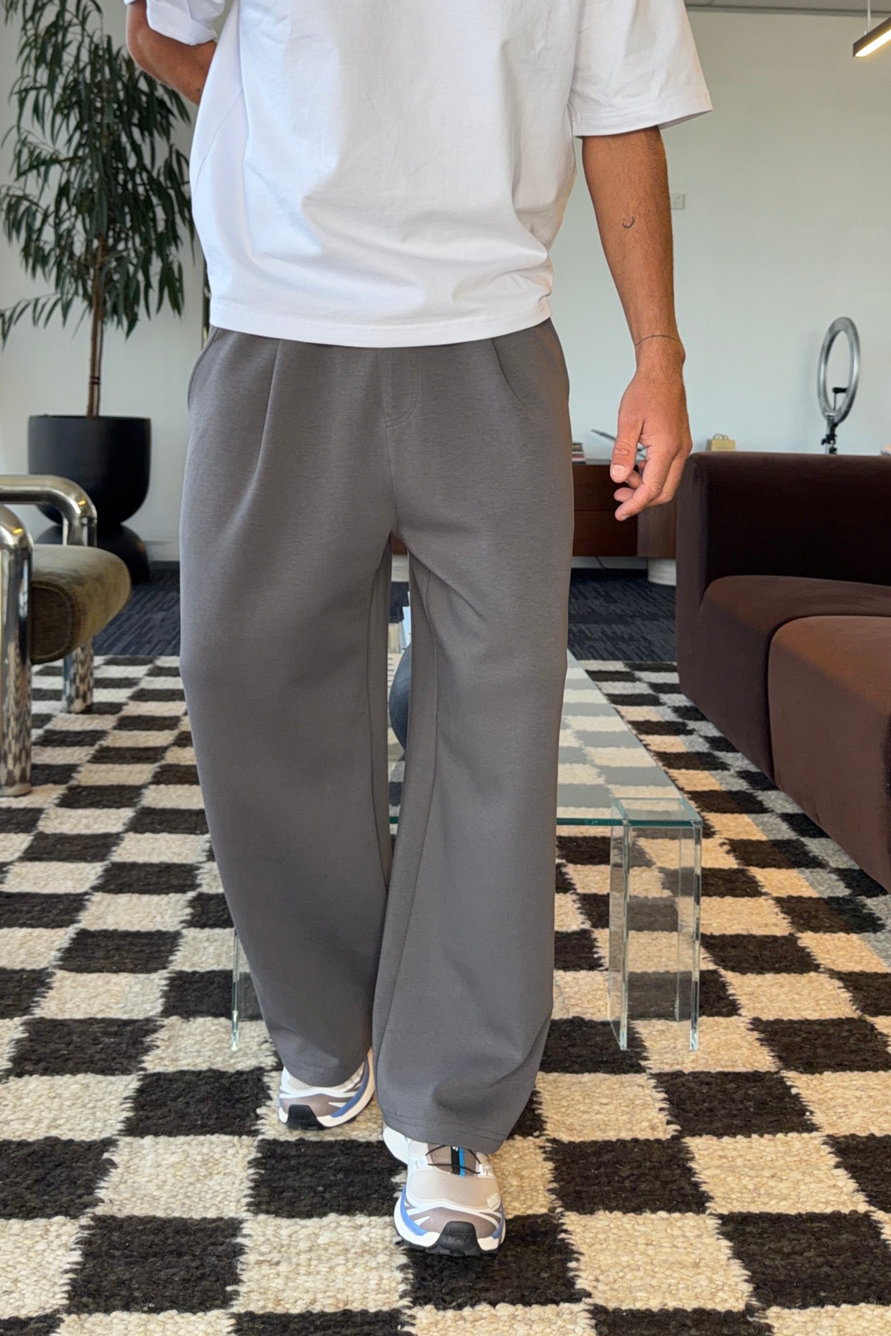 Carter Track Pant Dark Grey