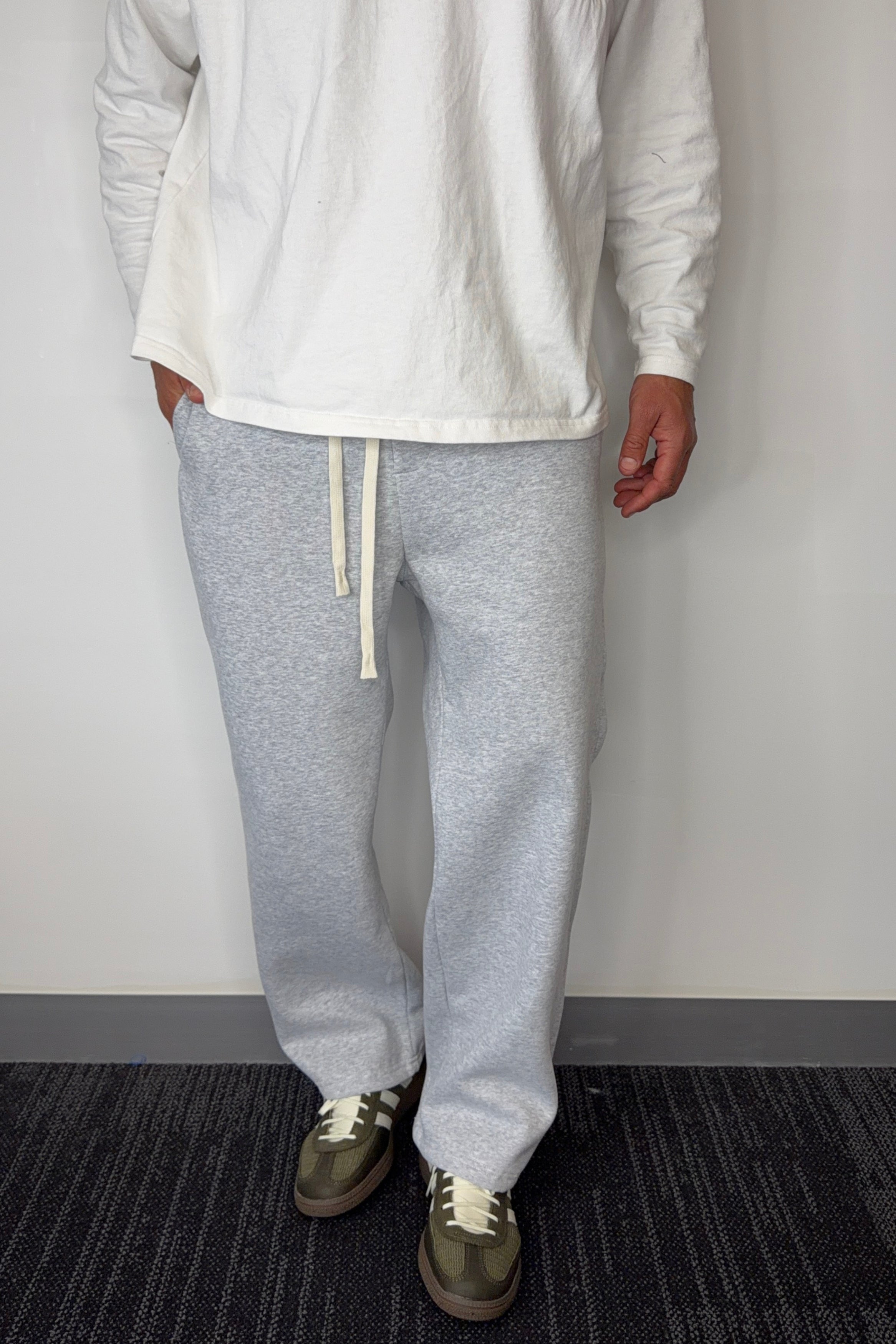 Roman Straight Track Pant Grey