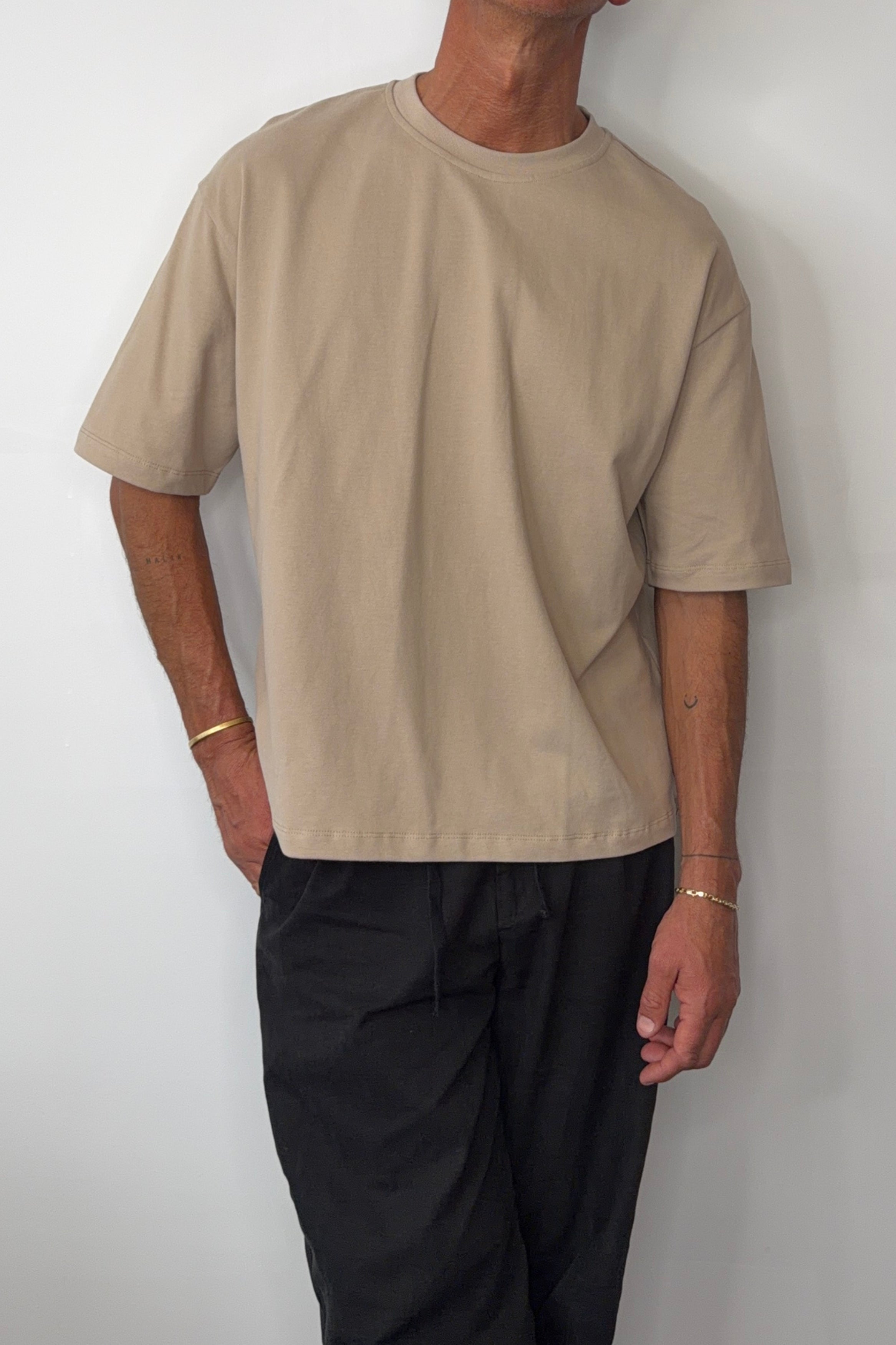 230G Cotton Premium Tee Camel