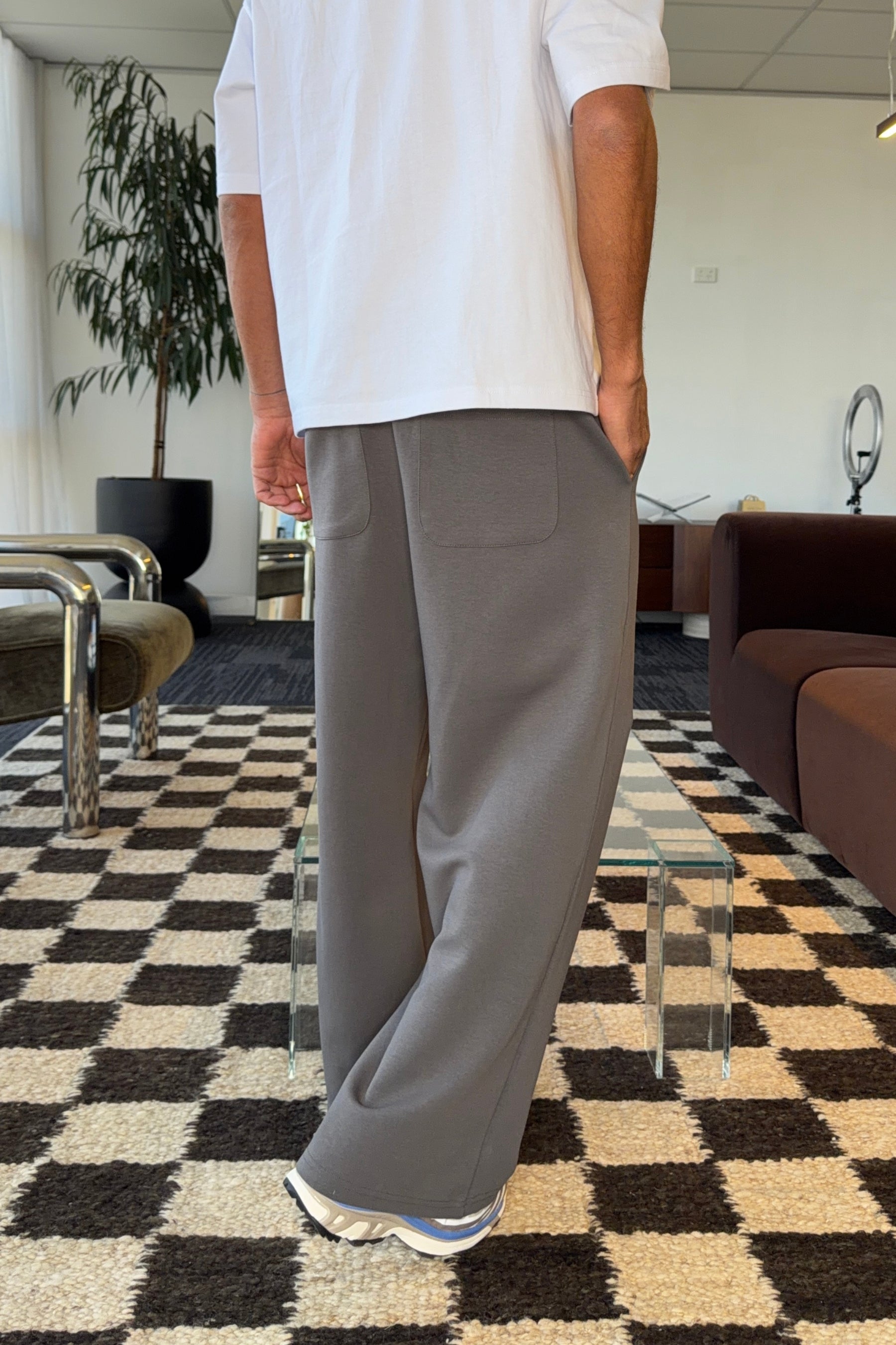 Carter Track Pant Dark Grey