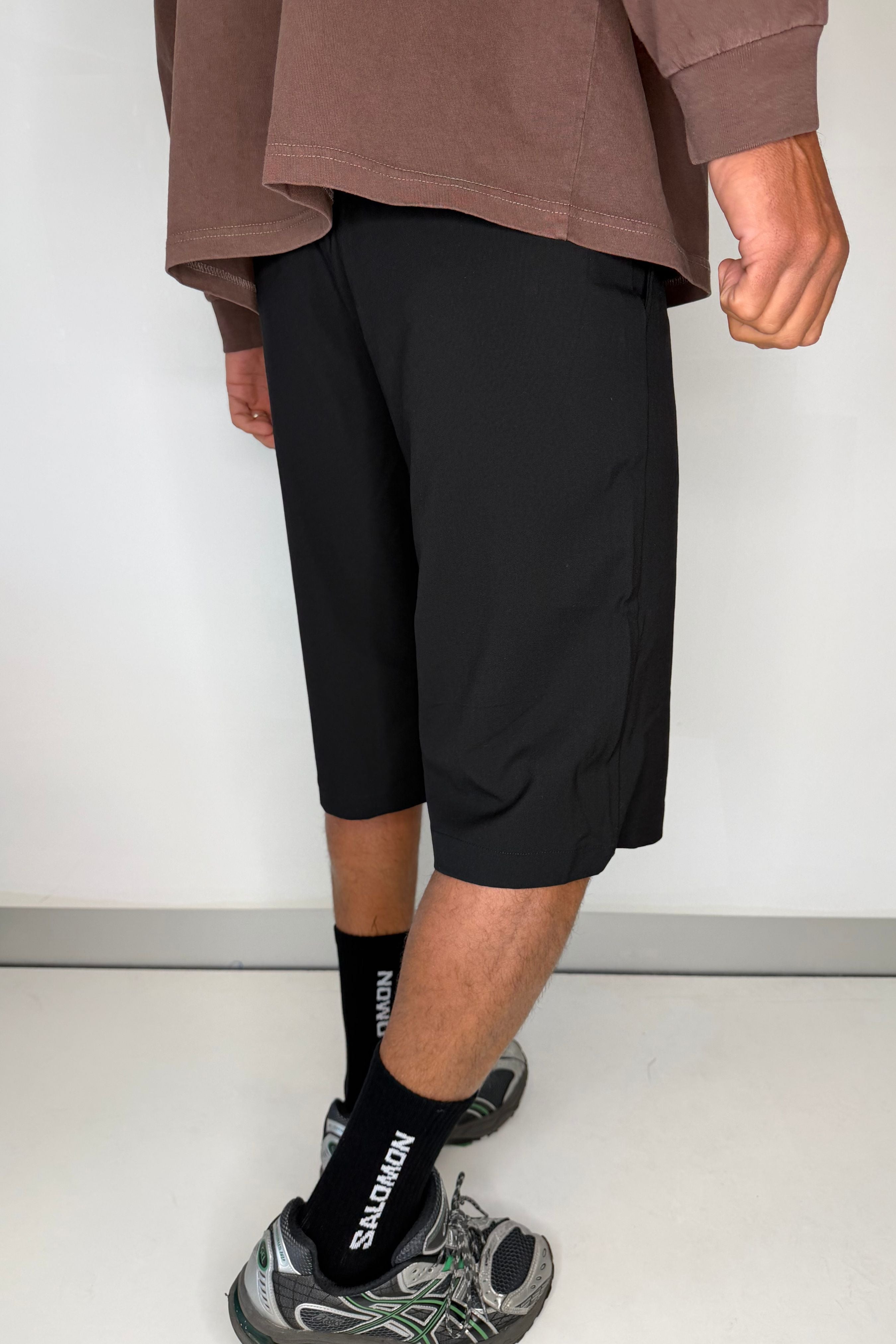 Alex Pleat Jort Black