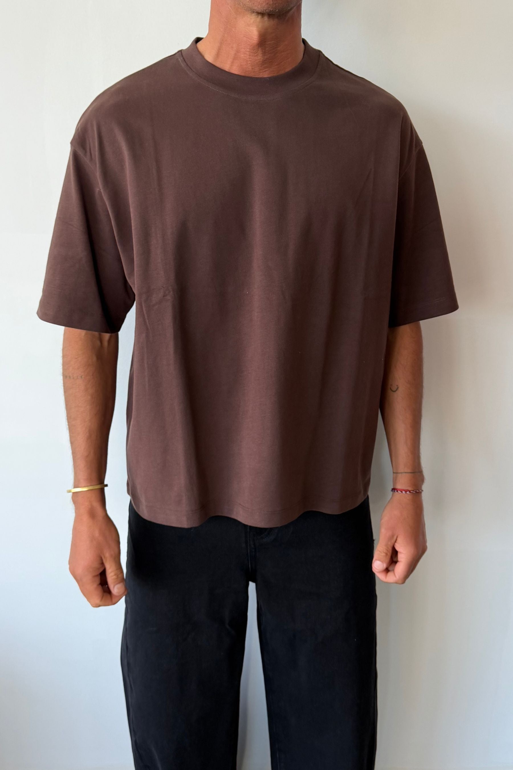 230G Cotton Premium Tee Choc