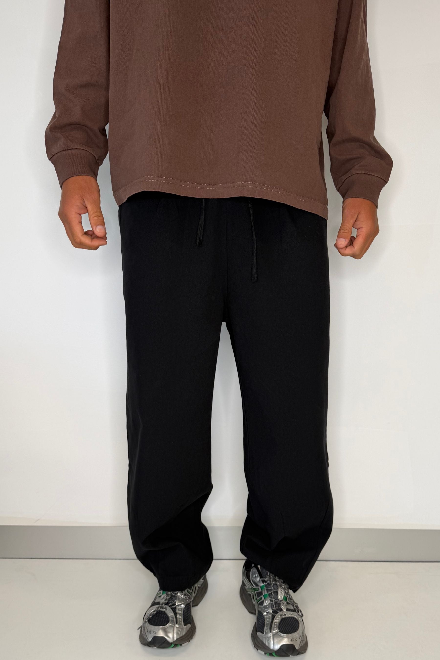 Skinner Pleat Pant Black
