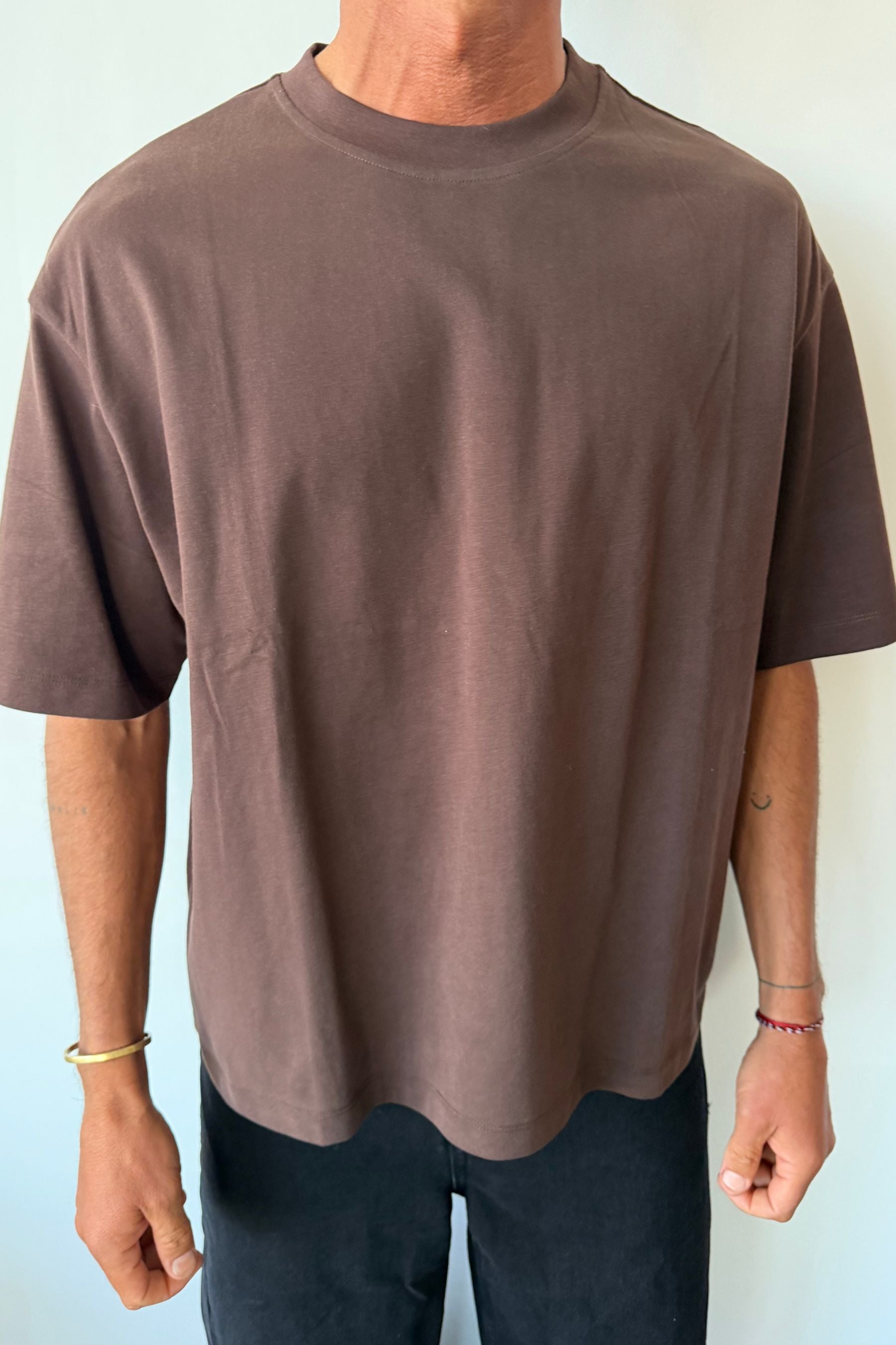 230G Cotton Premium Tee Choc