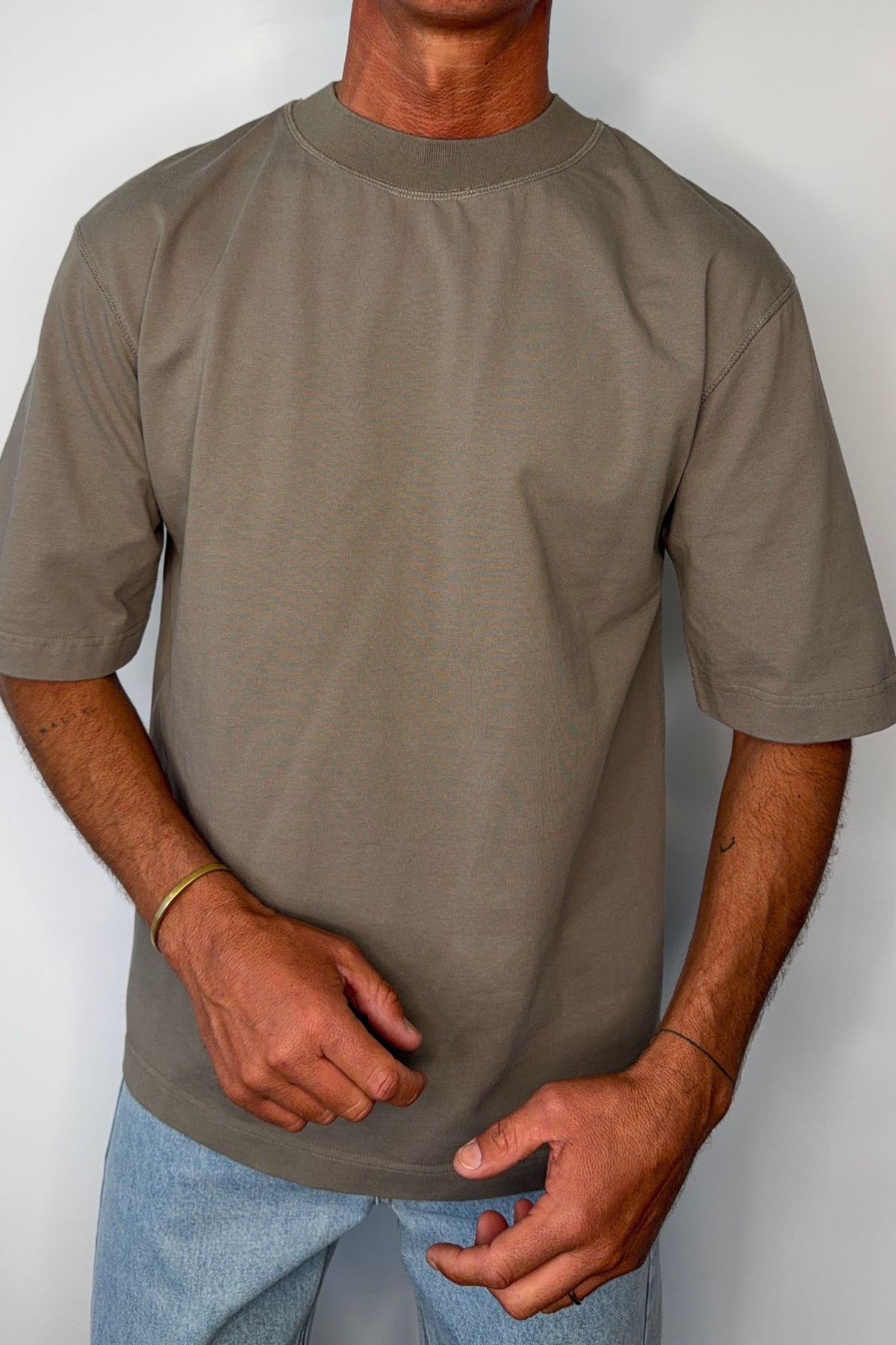 Bowie Cotton Tee Army