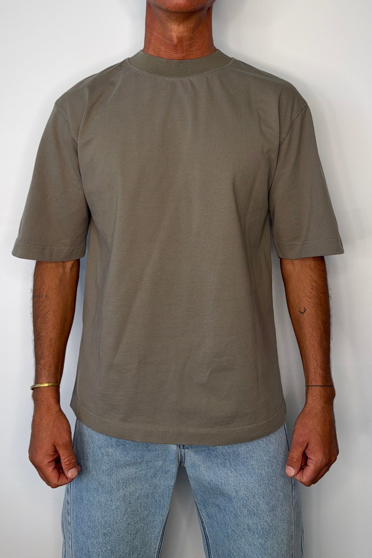 Bowie Cotton Tee Army